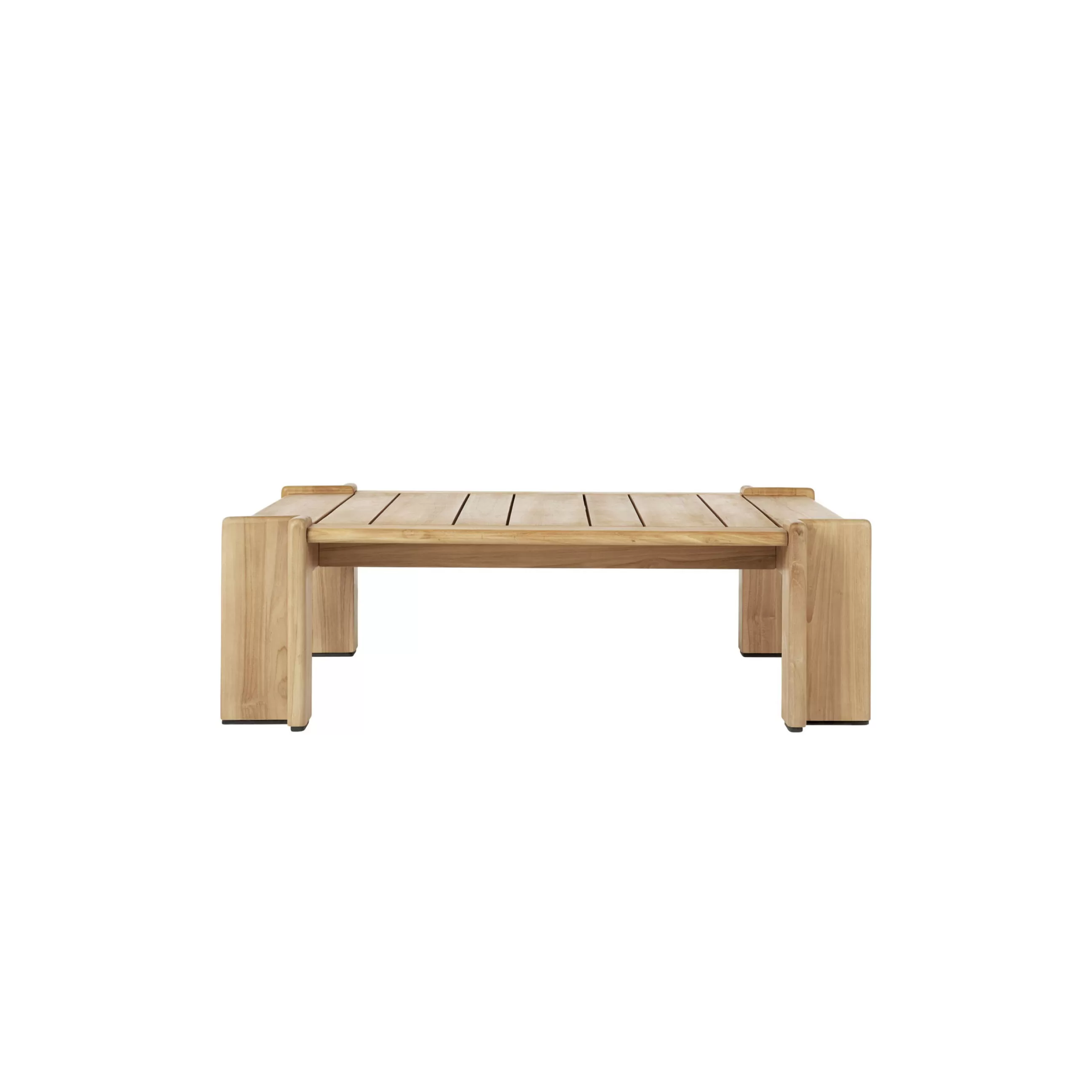 Tables Basses De Jardin>Gubi Table Basse Atmosfera Bois Naturel / 113 X 100 Cm - - Teck Naturel