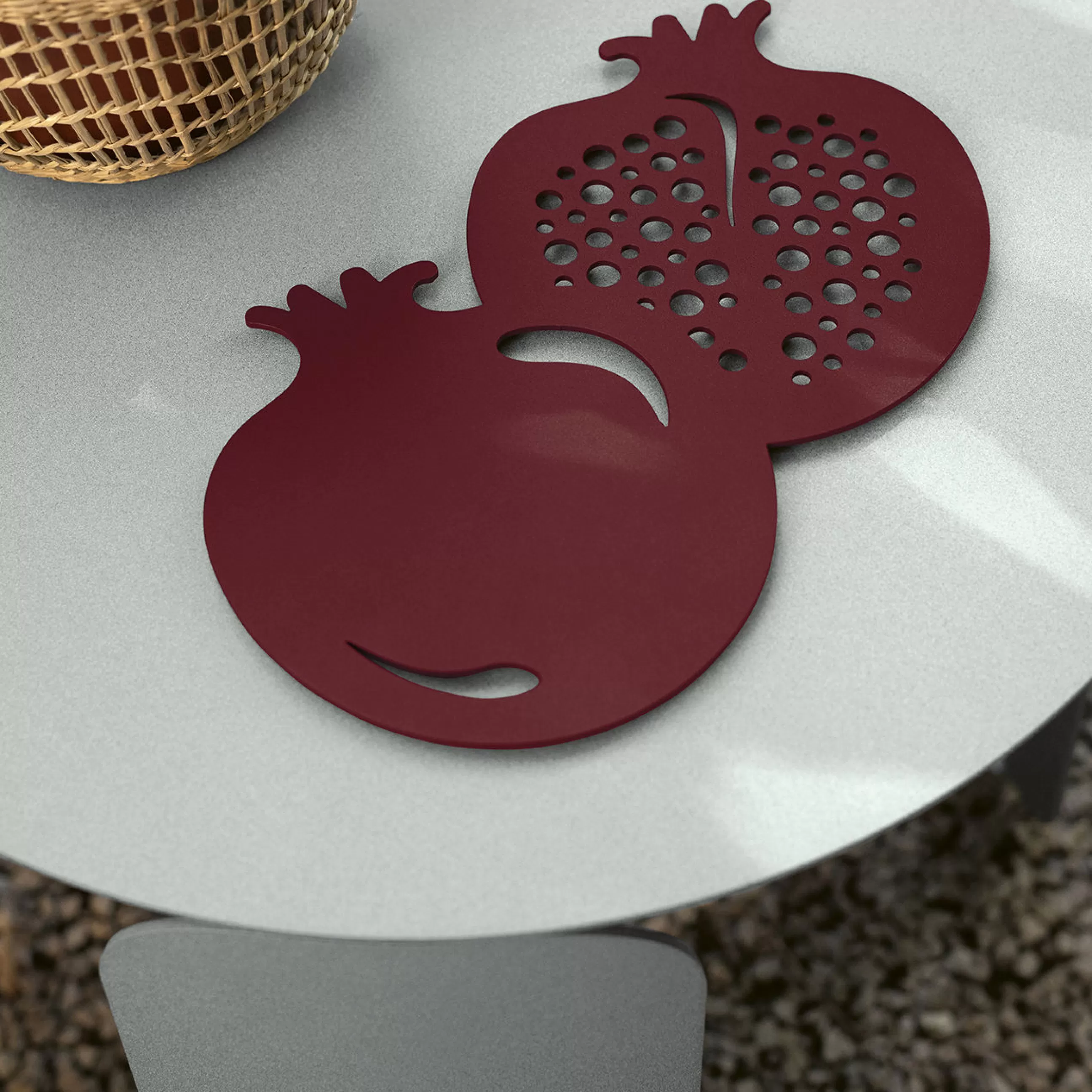 Tables De Chevet>Fermob Table Basse Bebop Metal Gris / O 45 X H 45 Cm - Gris Lapilli