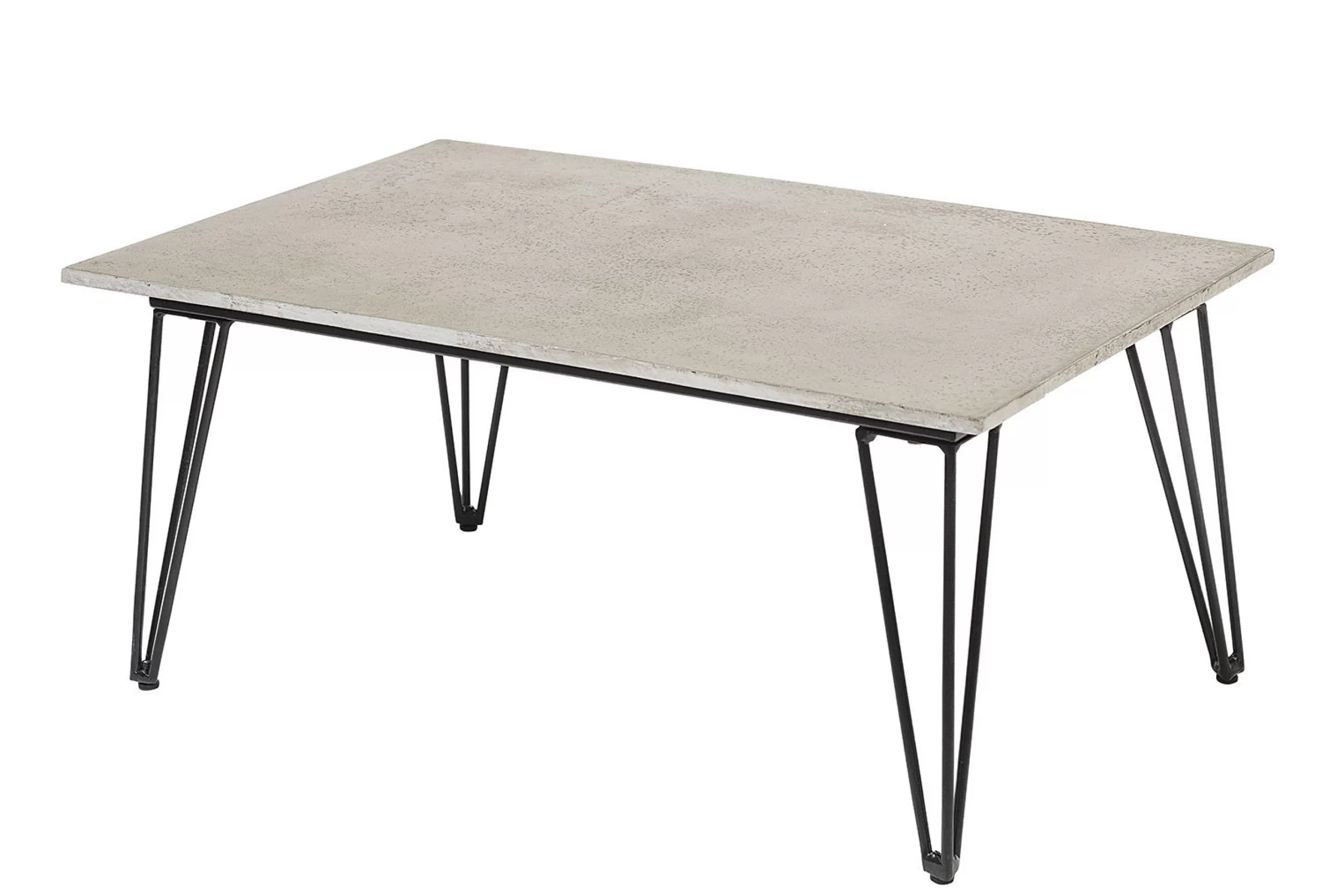 Tables Basses De Jardin>Bloomingville Table Basse Concrete Pierre Gris / Beton - 90 X 60 Cm - Gris - Noir