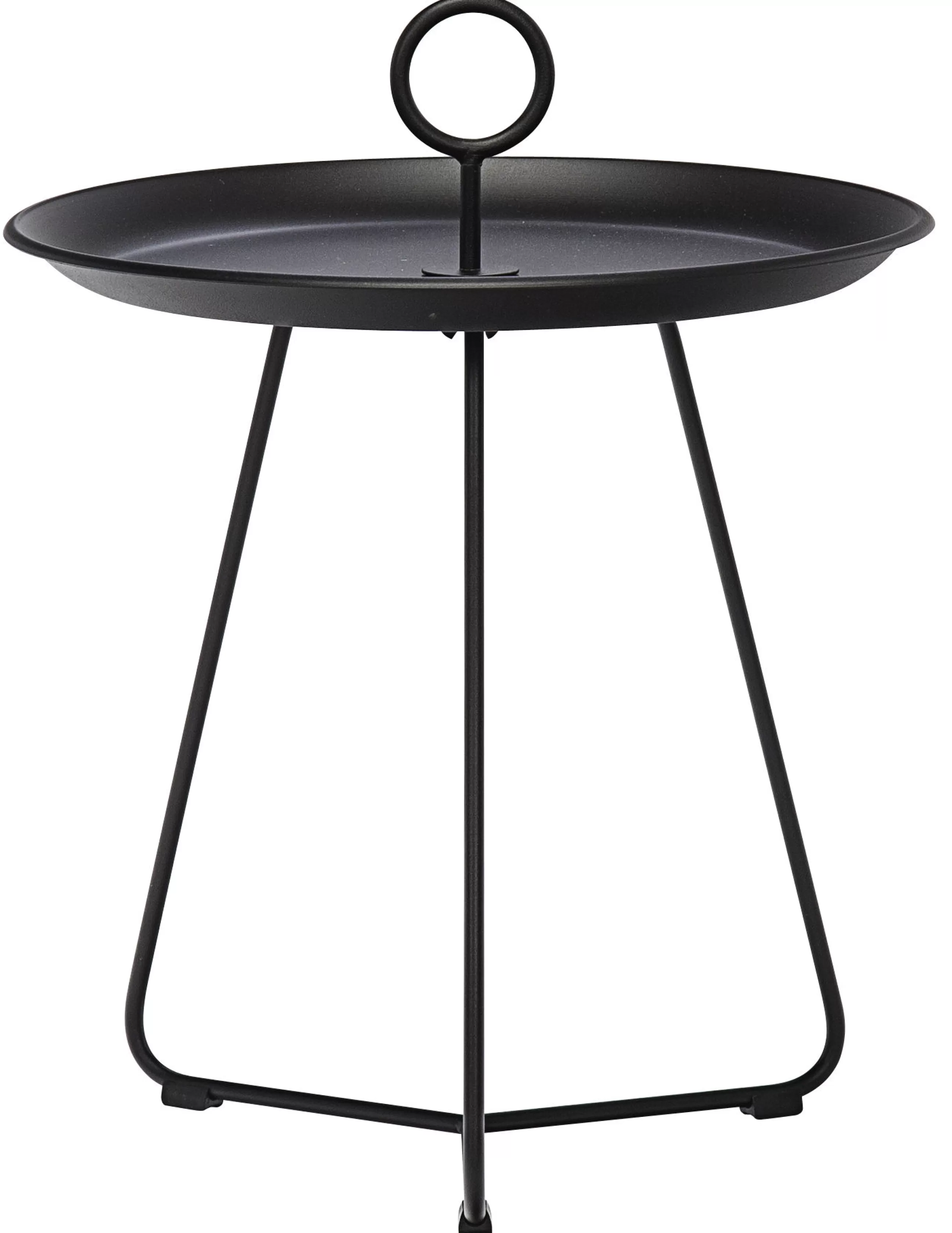Tables Basses De Jardin>Houe Table Basse Eyelet Small Metal/ O 45 X H 46,5 Cm - Noir