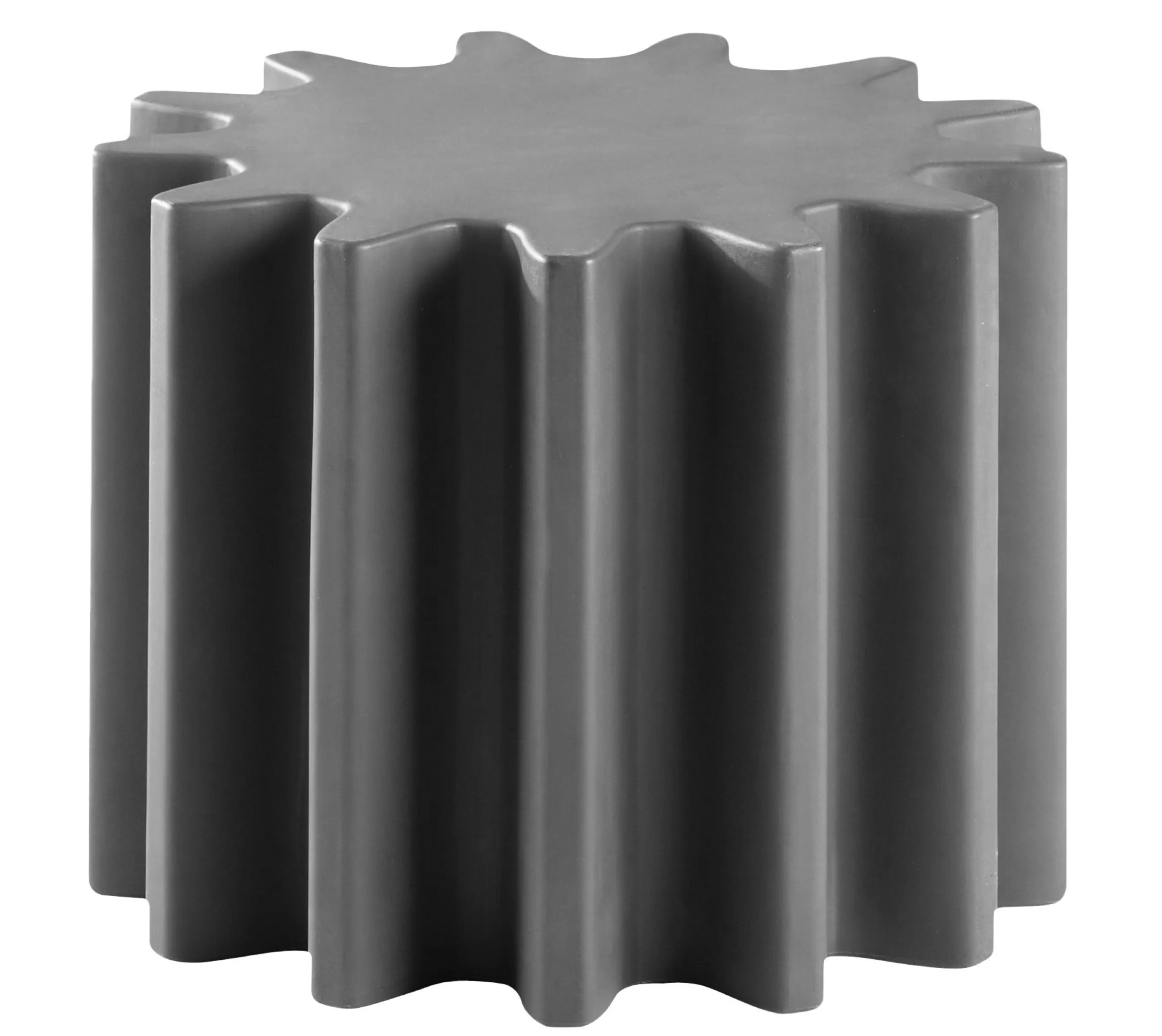 Tables Basses De Jardin>Slide Table Basse Gear Plastique/ Pouf - O 55 X H 43 Cm - Gris