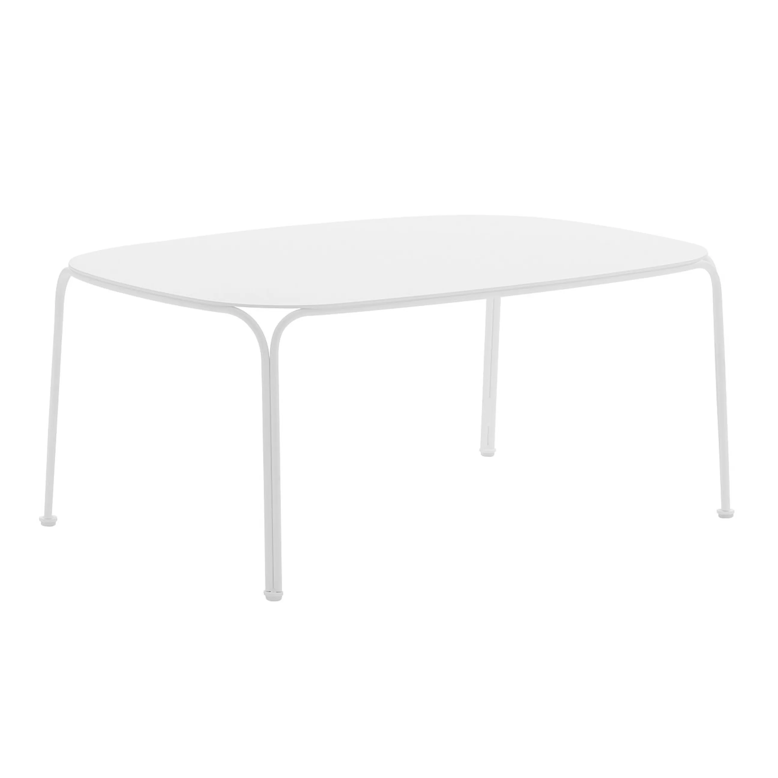 Tables Basses De Jardin>Kartell Table Basse Hiray Metal/ Metal - 90 X 59 Cm - Blanc