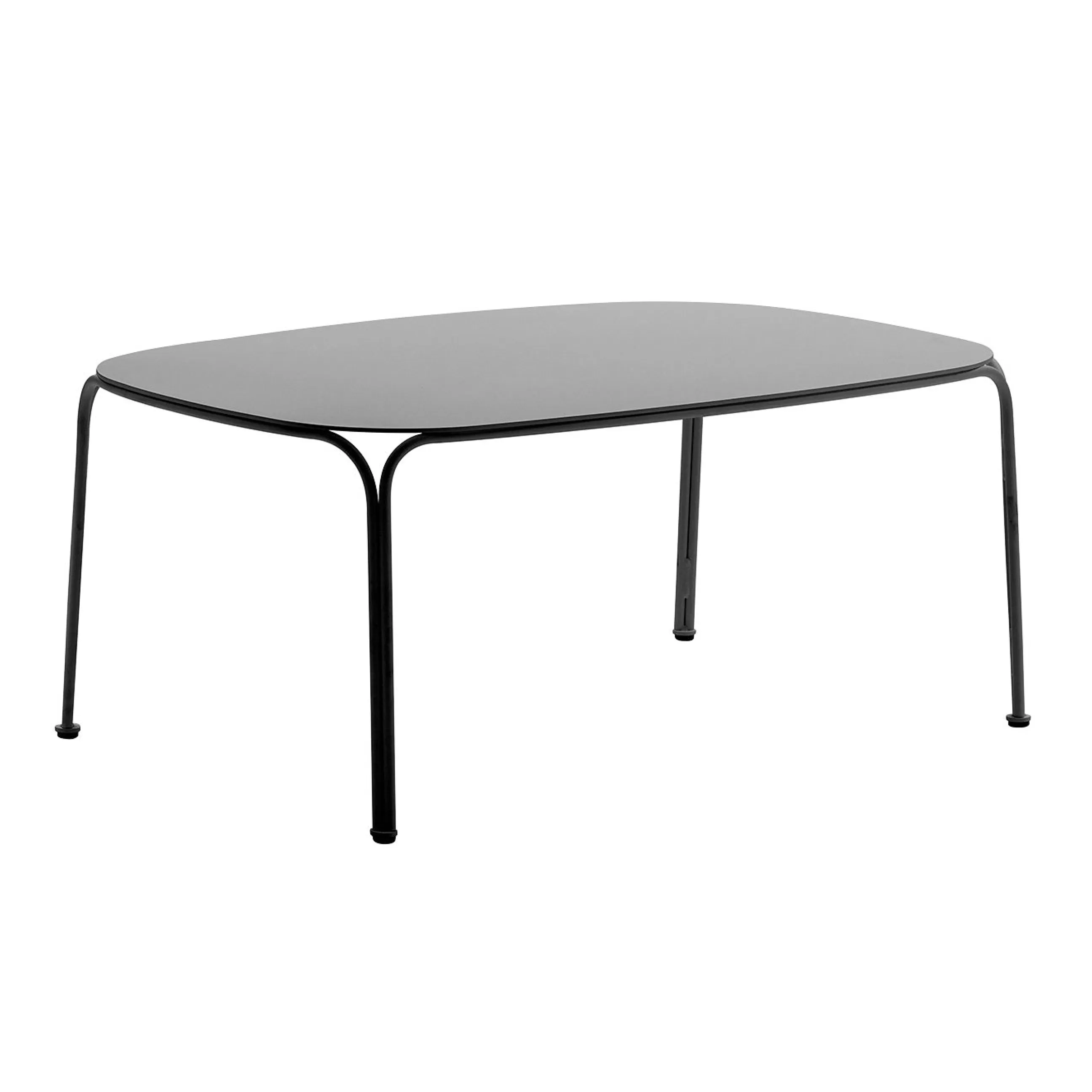 Terrasses Et Balcons>Kartell Table Basse Hiray Metal/ Metal - 90 X 59 Cm - Noir