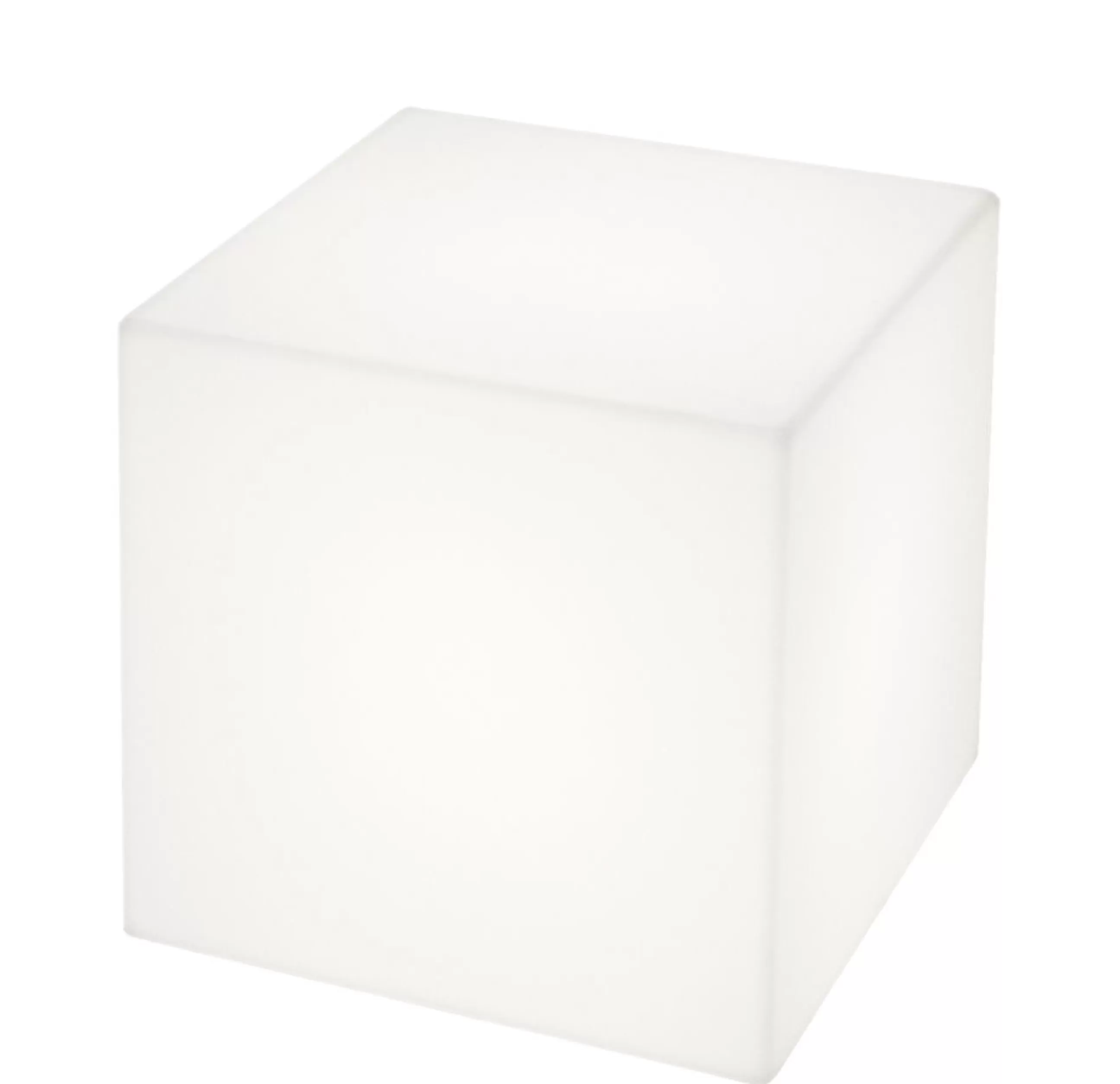 Mobilier Lumineux>Slide Table Basse Lumineuse Cubo Indoor Plastique/ 43 Cm - Avec Cable - Blanc