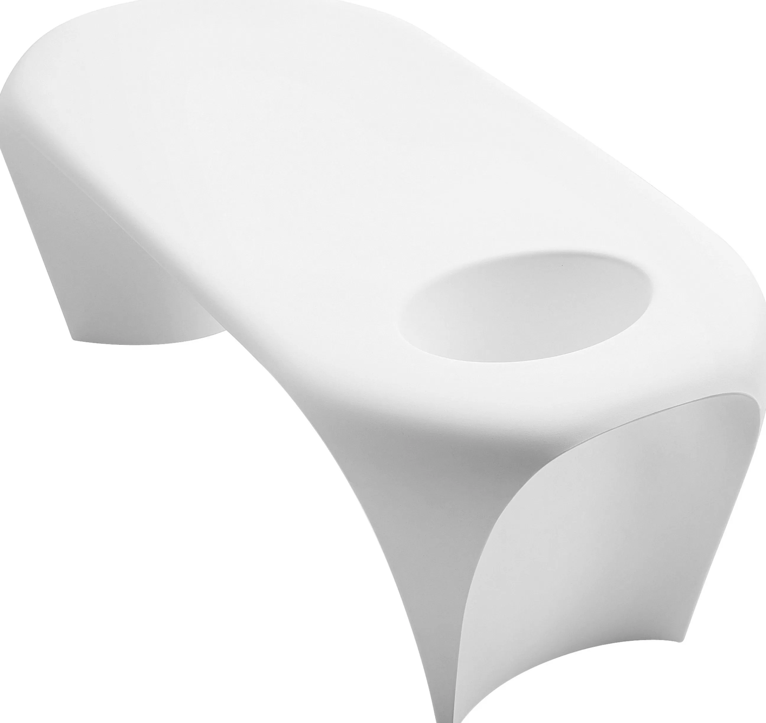 Mobilier Lumineux>MyYour Table Basse Lumineuse Lily Plastique/ Led Rvb - Bac A Glace Integre - Blanc