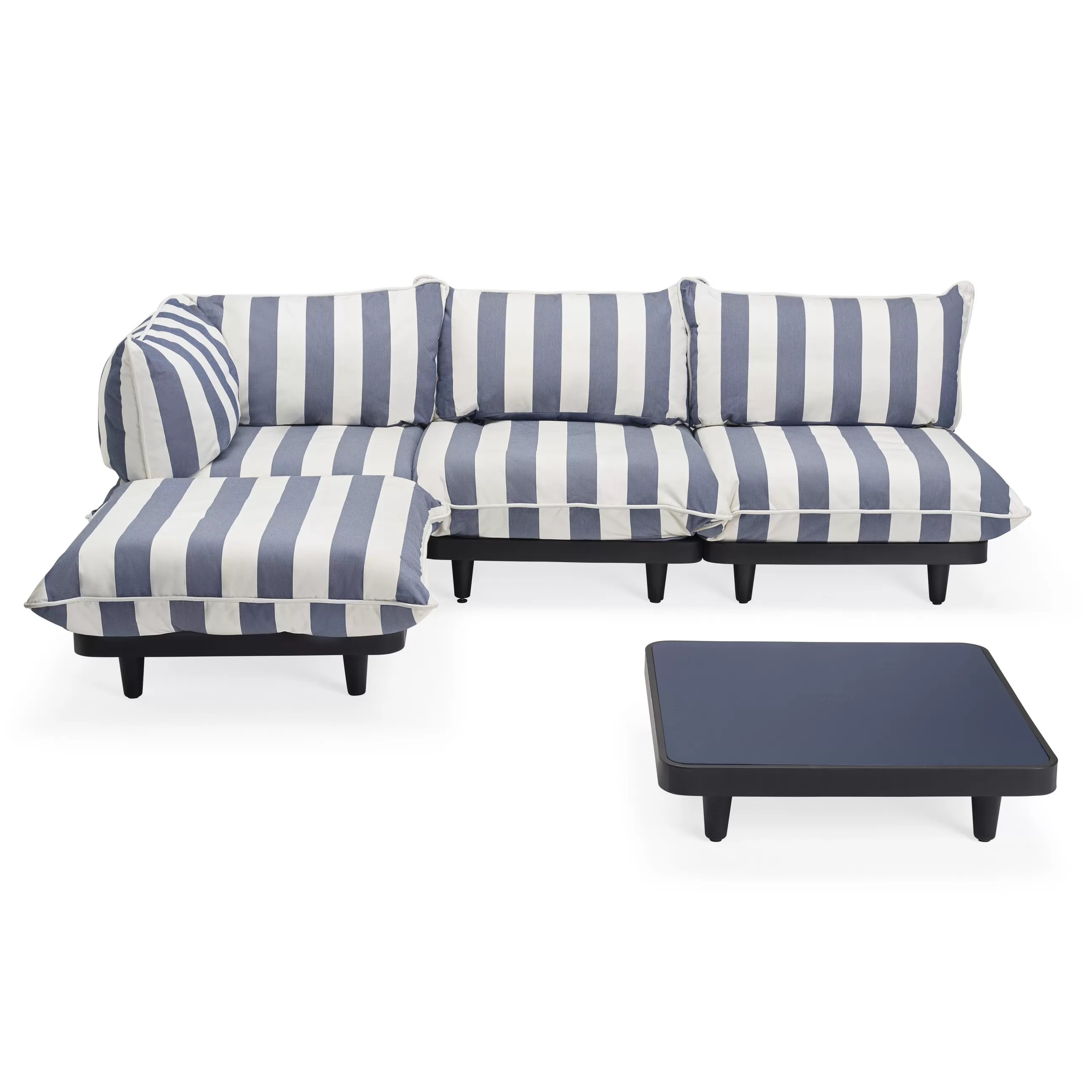 Tables Basses De Jardin>Fatboy Table Basse Paletti Metal Bleu / 90 X 90 Cm - Ocean Fonce