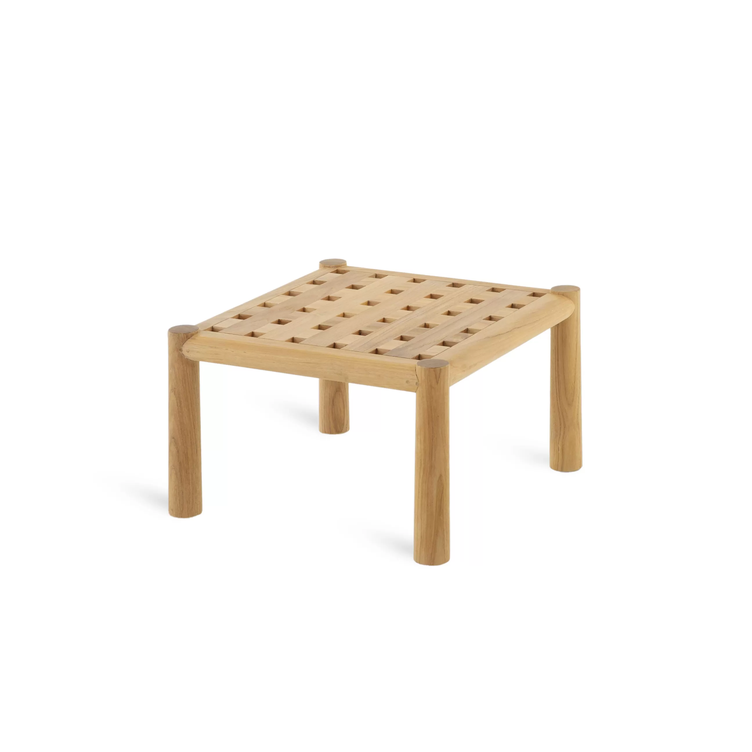 Tables Basses De Jardin>Unopiu Table Basse Pevero Bois Naturel / 50 X 50 Cm - - Teck