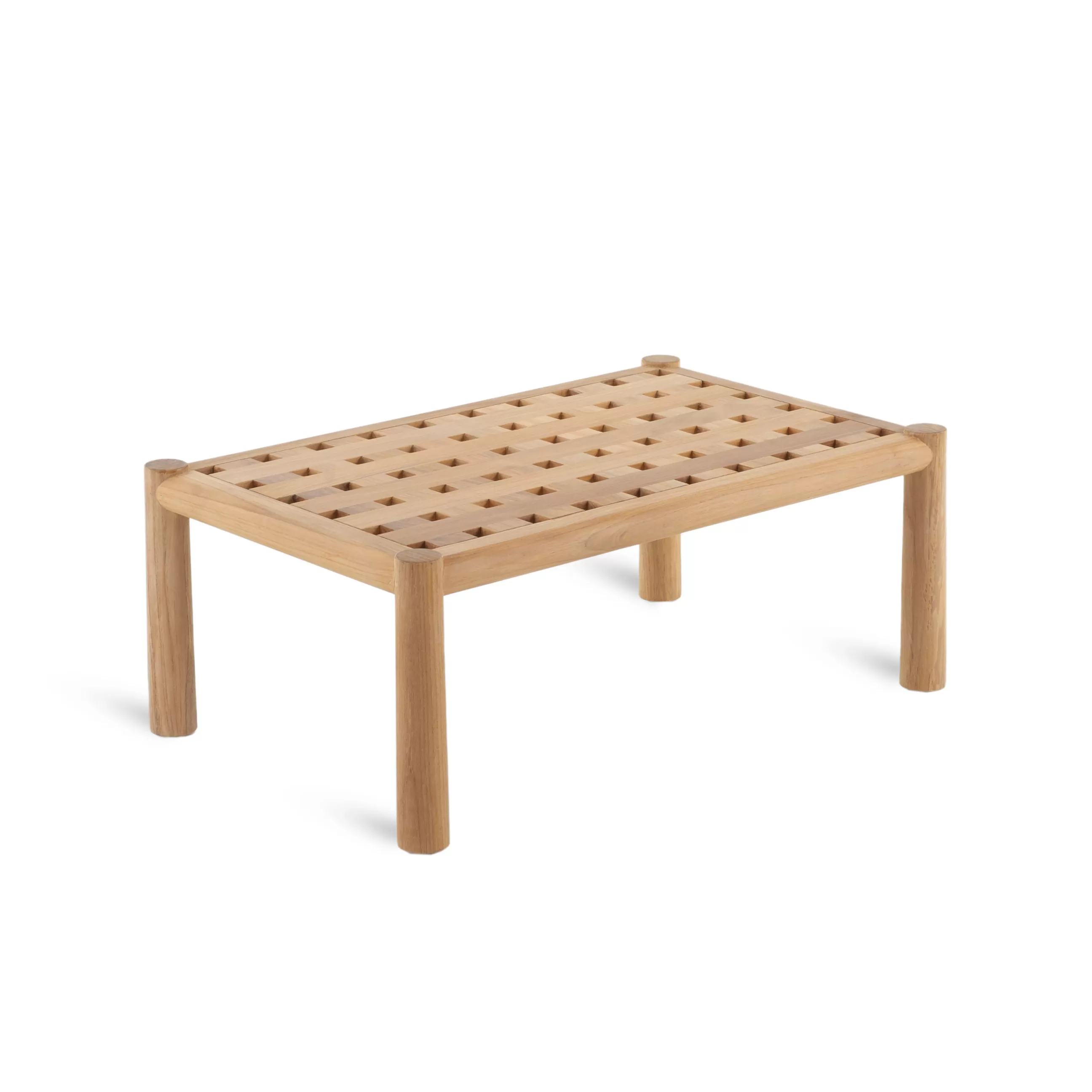 Tables Basses De Jardin>Unopiu Table Basse Pevero Bois Naturel / 80 X 50 Cm - - Teck
