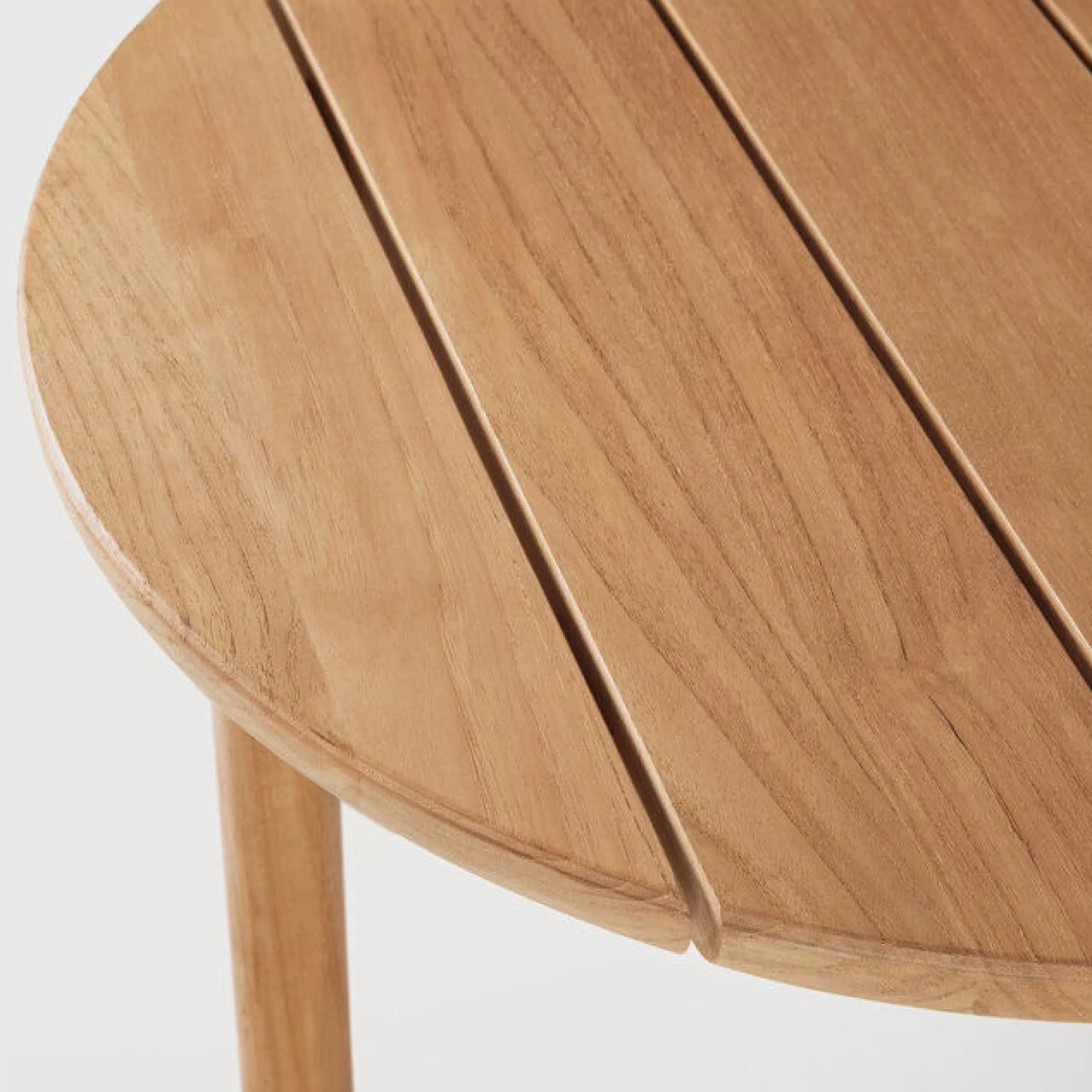 Tables Basses De Jardin>Ethnicraft Table Basse Quatro Outdoor Bois Naturel / O 68 X H 42 Cm - - Teck Naturel
