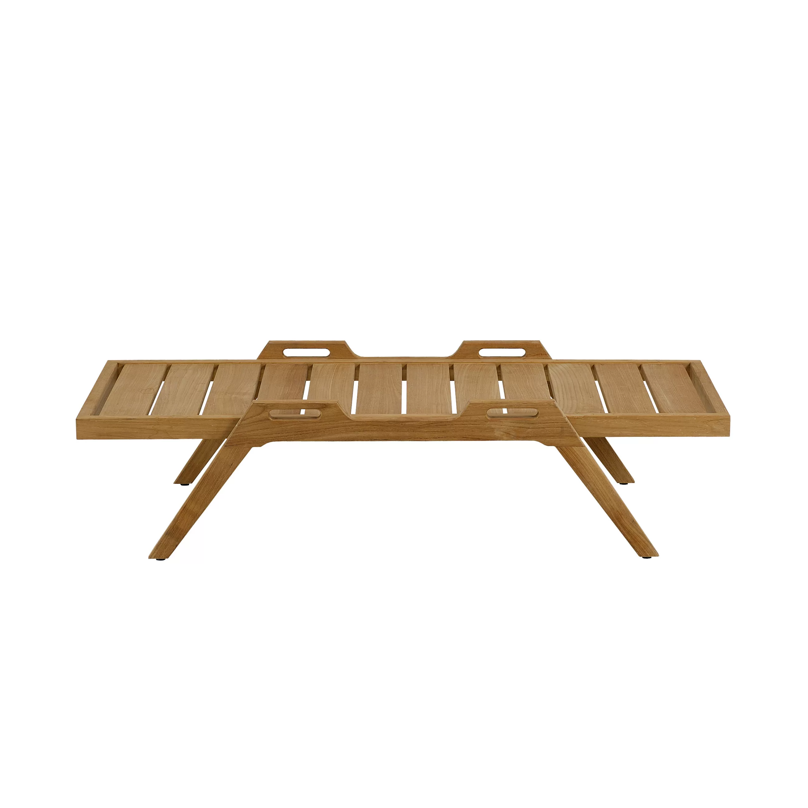 Tables Basses De Jardin>Unopiu Table Basse Synthesis Bois Naturel / 127 X 54 Cm - - Teck