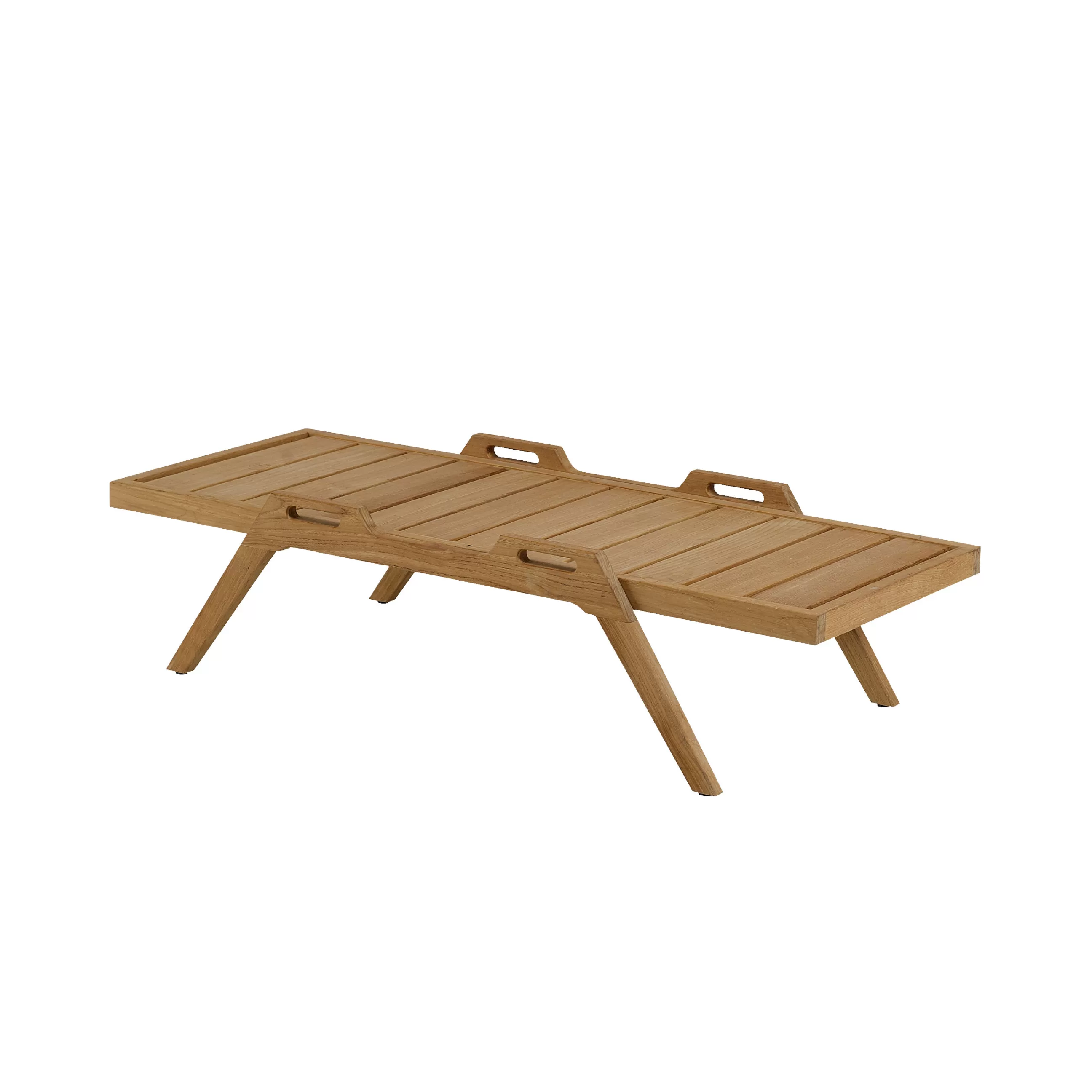 Tables Basses De Jardin>Unopiu Table Basse Synthesis Bois Naturel / 127 X 54 Cm - - Teck
