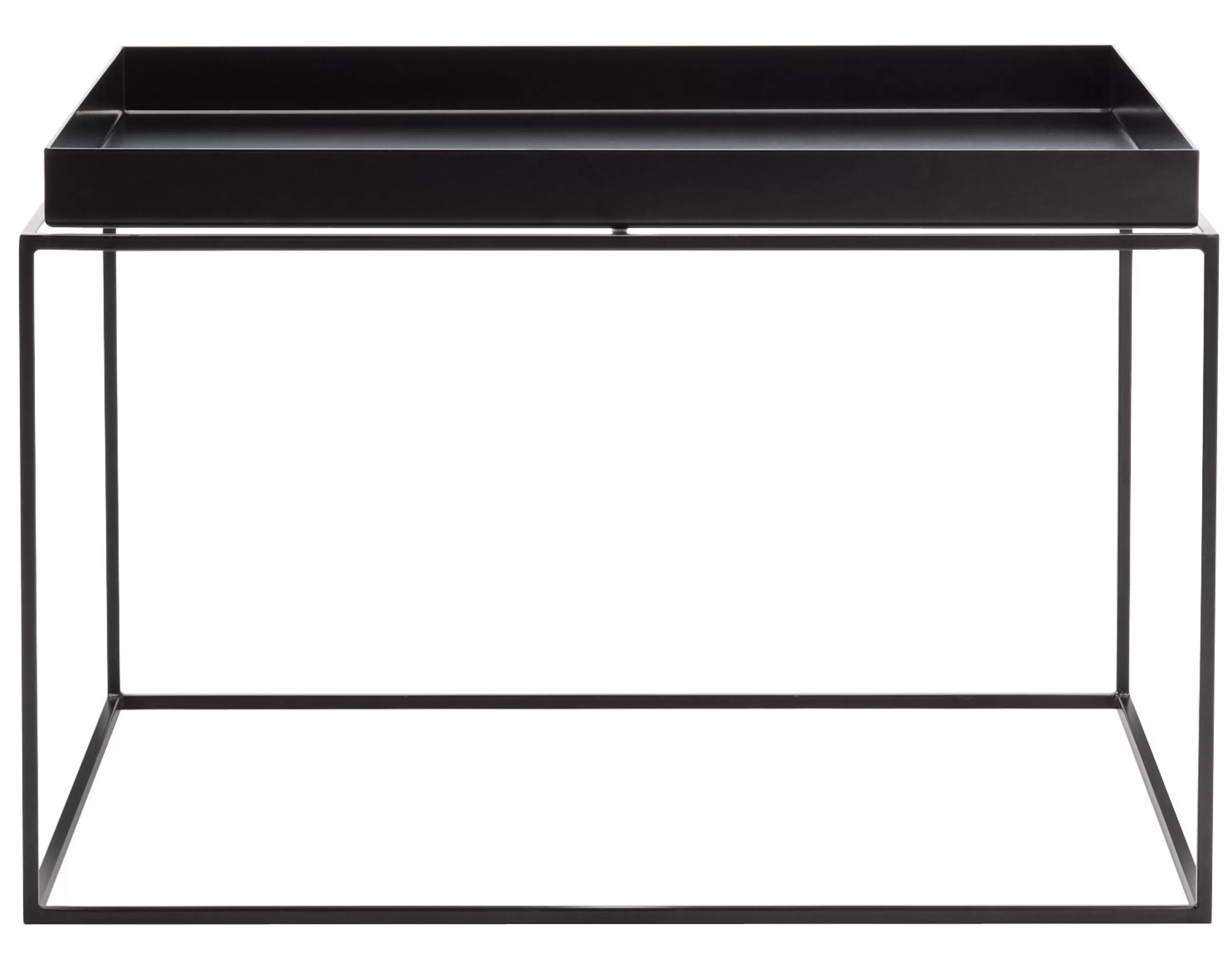 Tables De Chevet>Hay Table Basse Tray Metal/ H 35 Cm - 60 X 60 Cm / Carre - Noir
