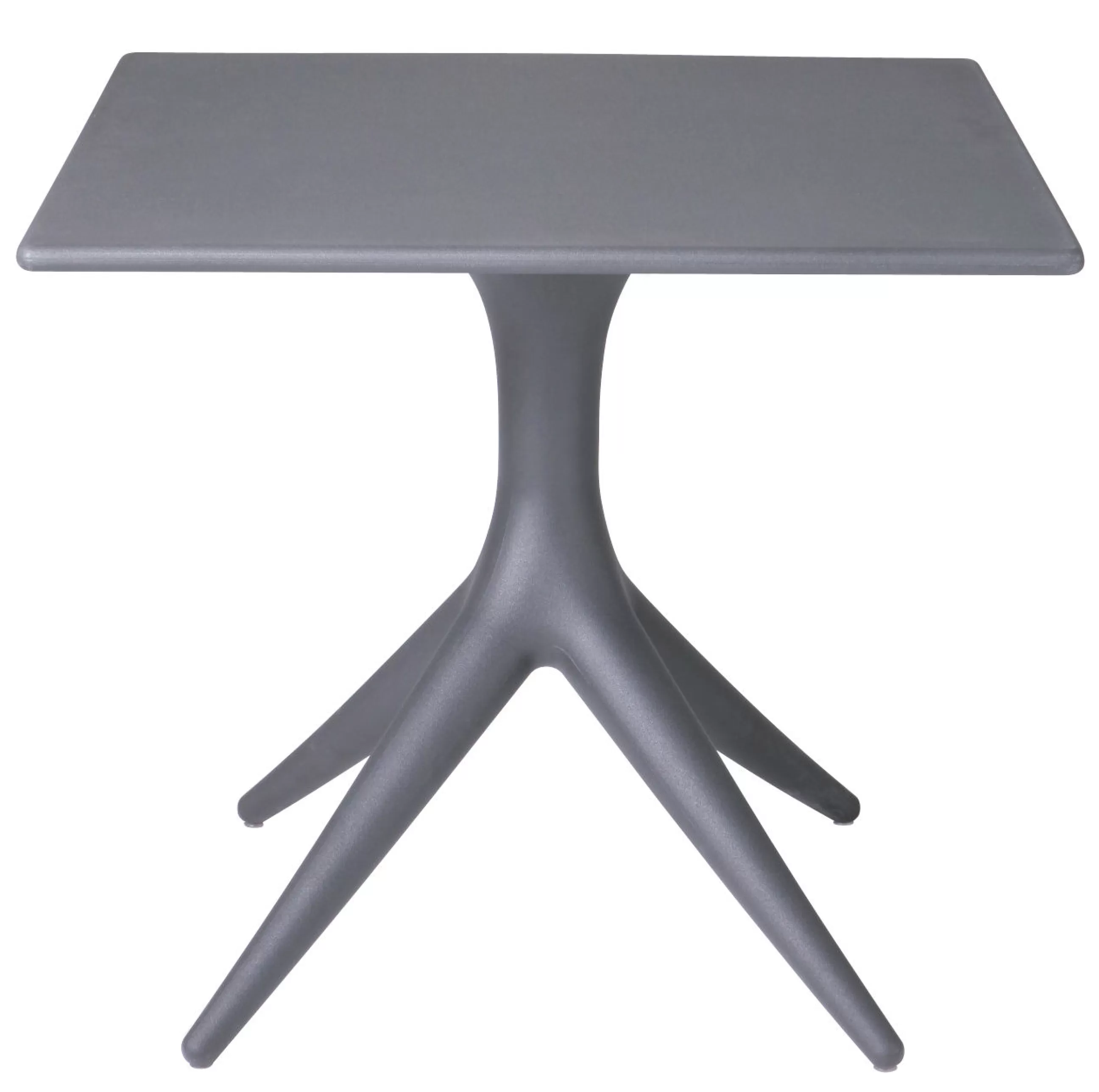 Tables De Jardin>Driade Table Carree App Plastique Gris Noir / 80 X 80 Cm - Gris Anthracite