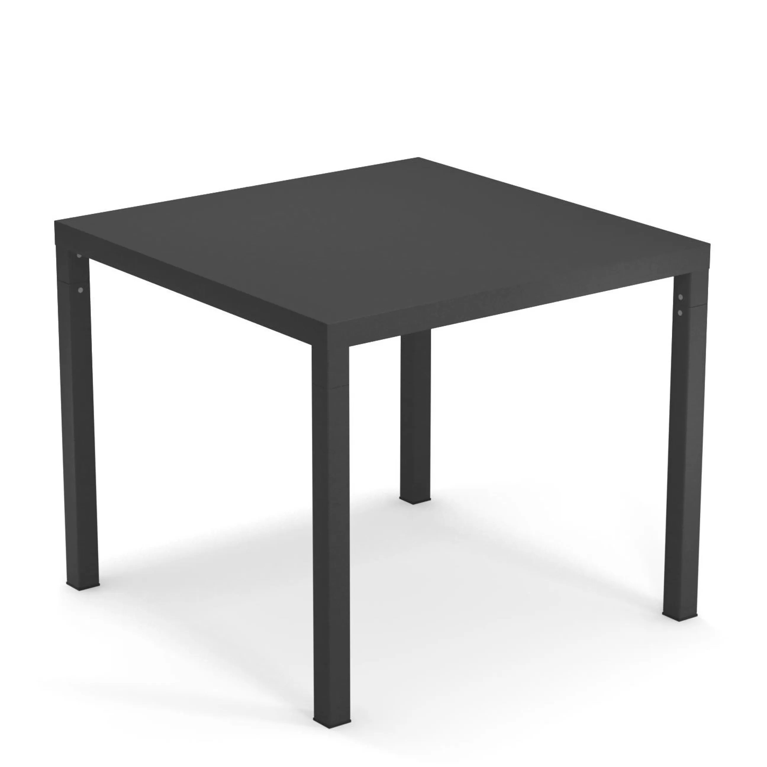 Tables>Emu Table Carree Nova Gris Metal /  90 X 90 Cm - Fer Ancien