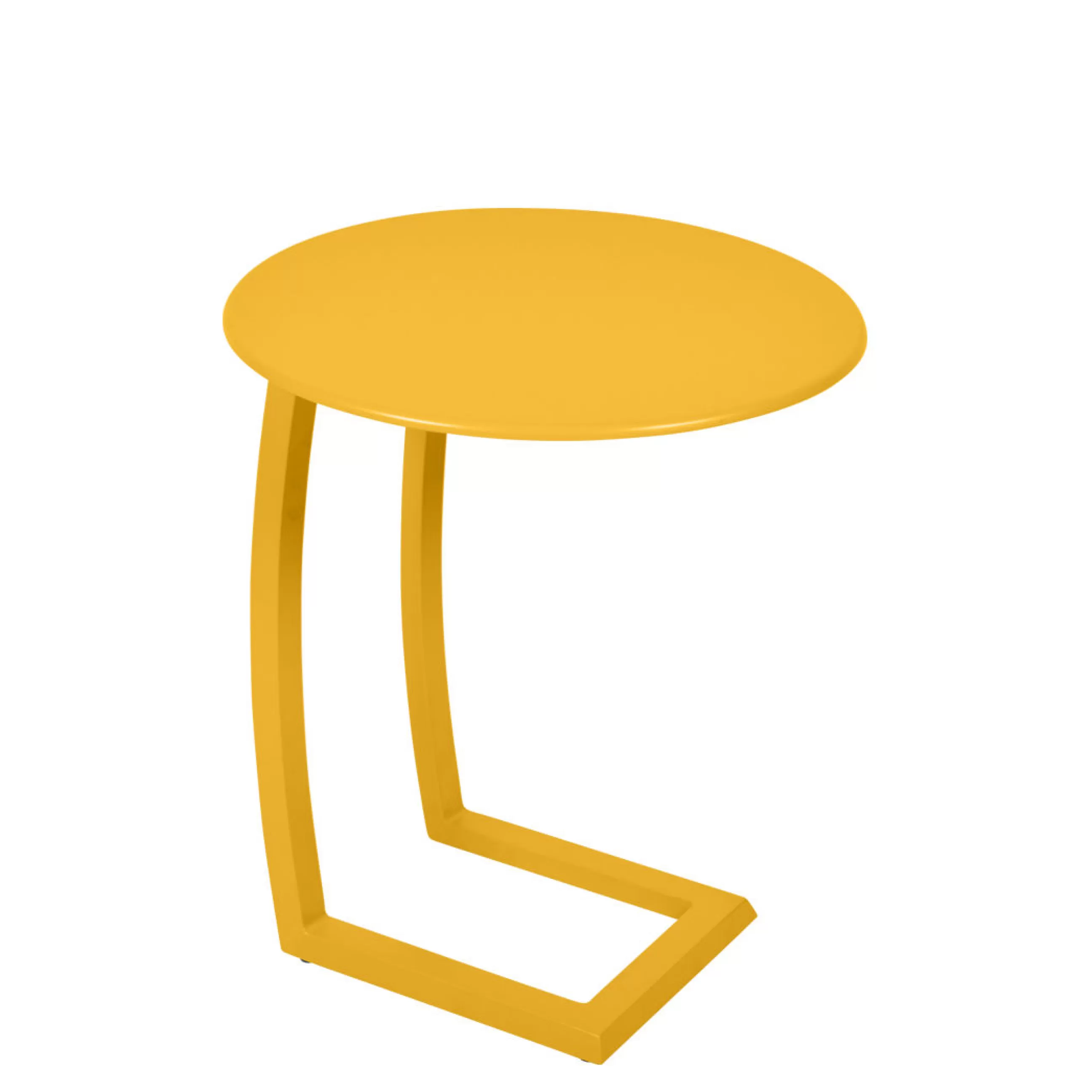 Tables De Chevet>Fermob Table D'Appoint Alize Metal Jaune / Deporte - O 48 Cm - Miel Texture