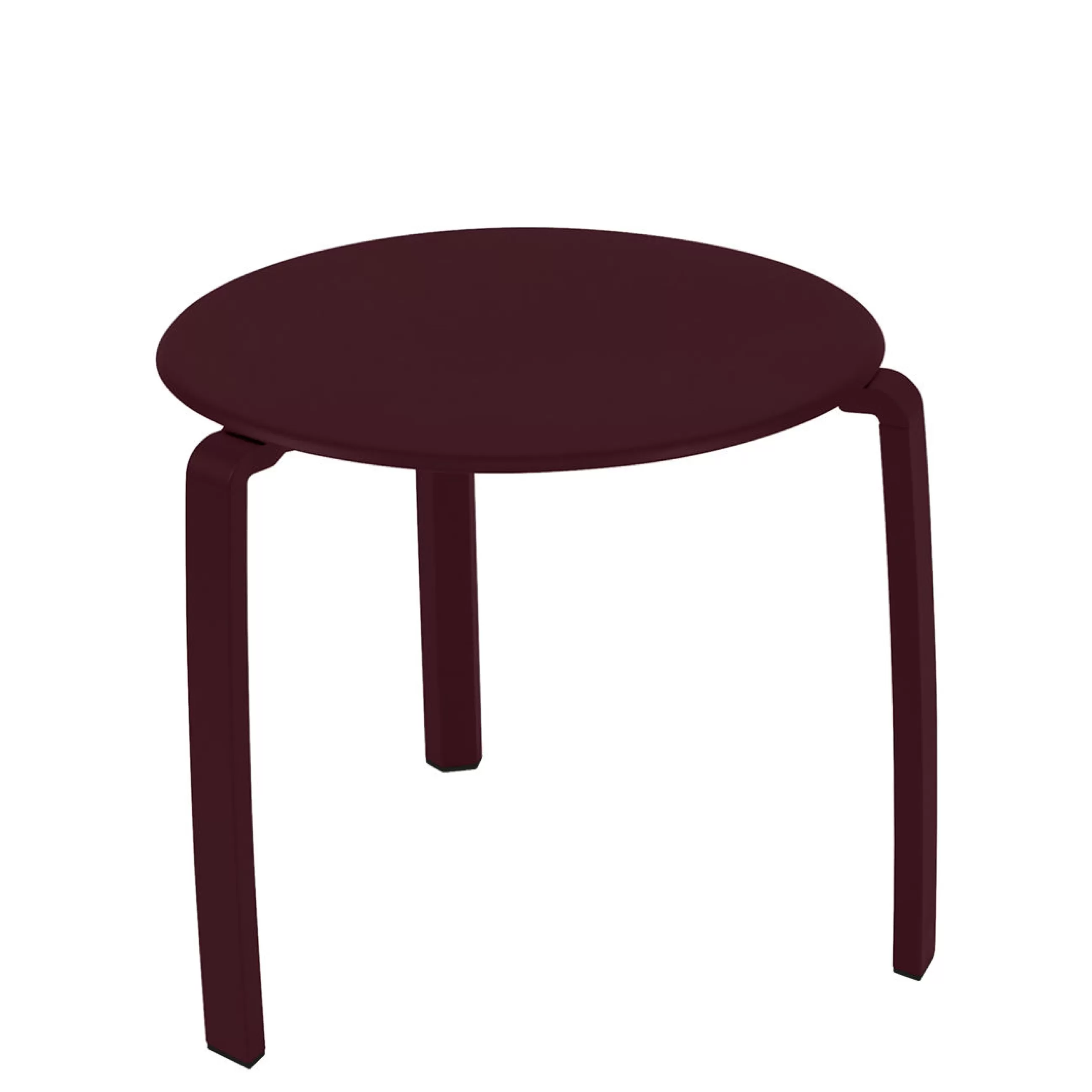 Tables Basses De Jardin>Fermob Table D'Appoint Alize Metal Rouge / O 48 Cm - Metal - Cerise Noire