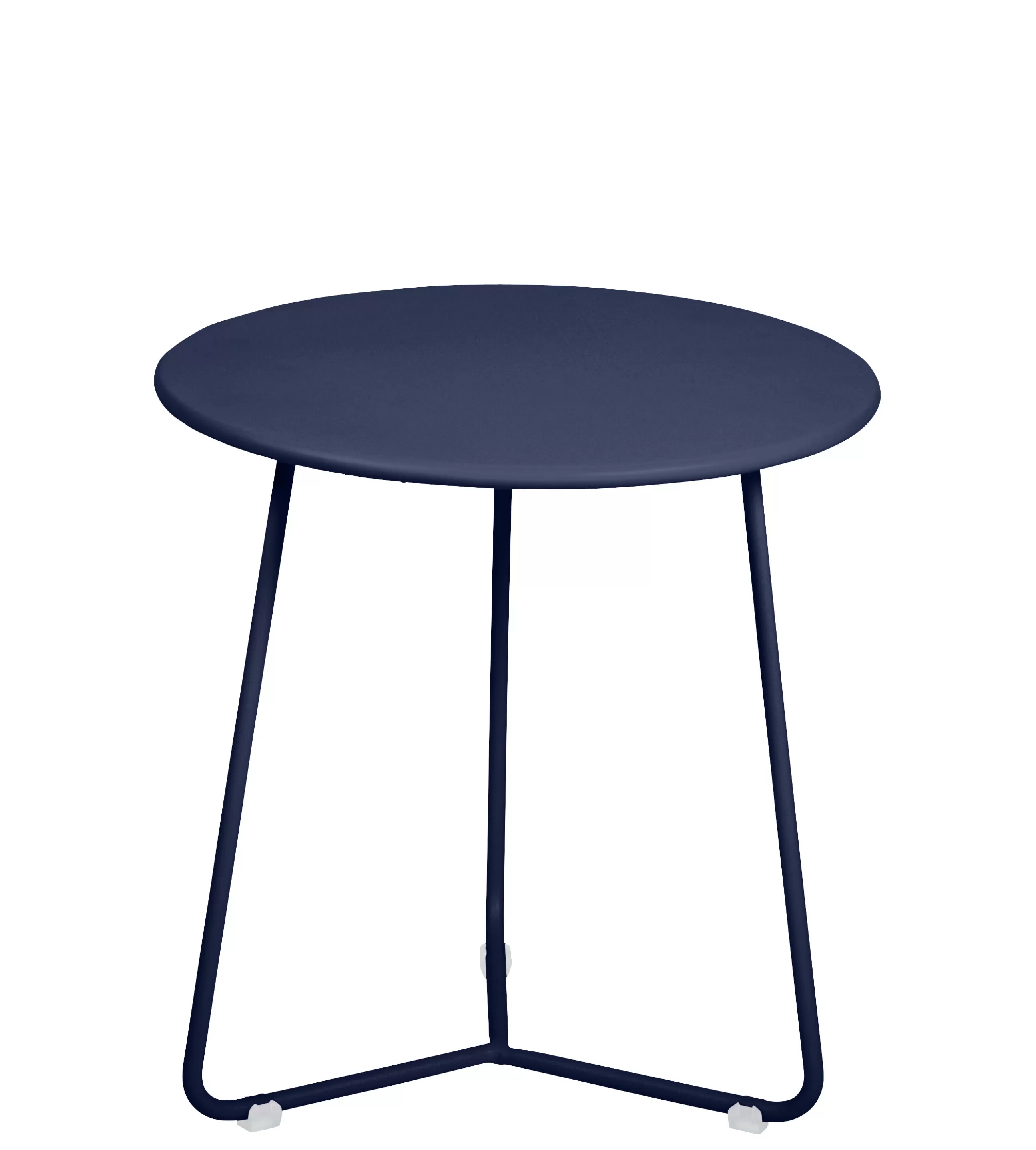 Tables Basses De Jardin>Fermob Table D'Appoint Cocotte Metal Bleu / Tabouret - O 34 X H 36 Cm - Bleu Abysse