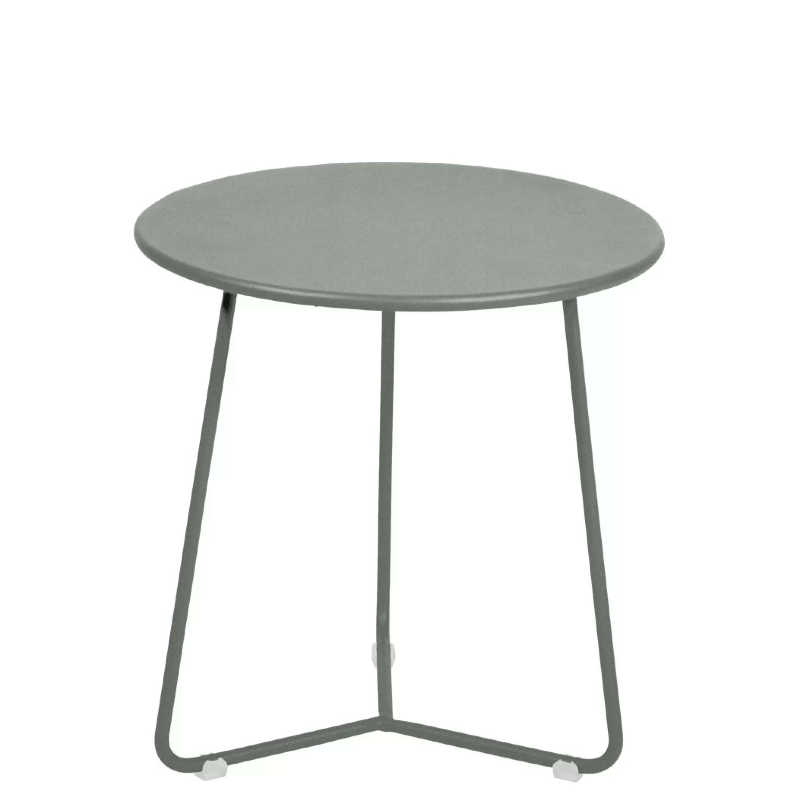 Tables De Chevet>Fermob Table D'Appoint Cocotte Metal Gris / Tabouret - O 34 X H 36 Cm - Gris Lapilli