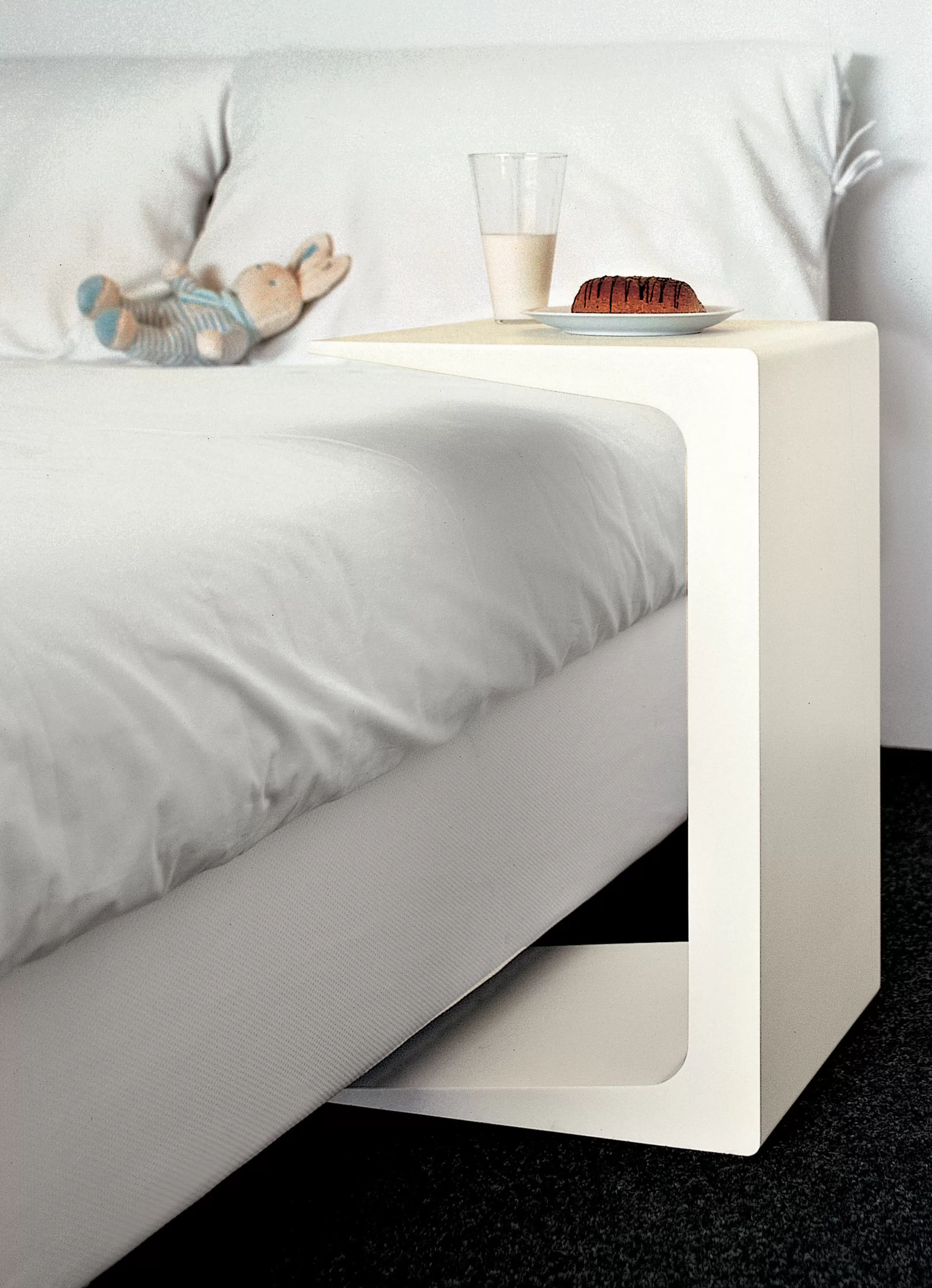 Tabourets D'extérieur>Kristalia Table D'Appoint Cu Small Plastique/ Tabouret - L 45 Cm - Blanc