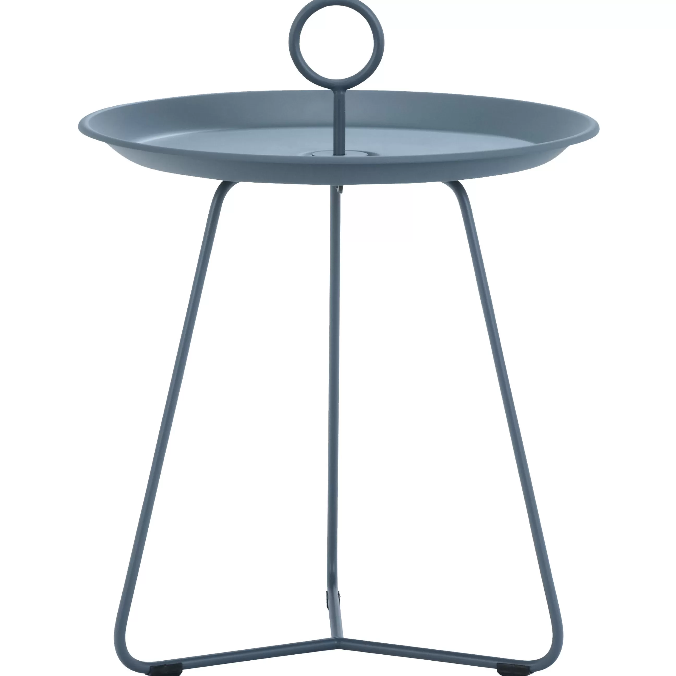 Tables Basses De Jardin>Houe Table D'Appoint Eyelet Small Metal Bleu / O 45 X H 46,5 Cm - Bleu Nuit