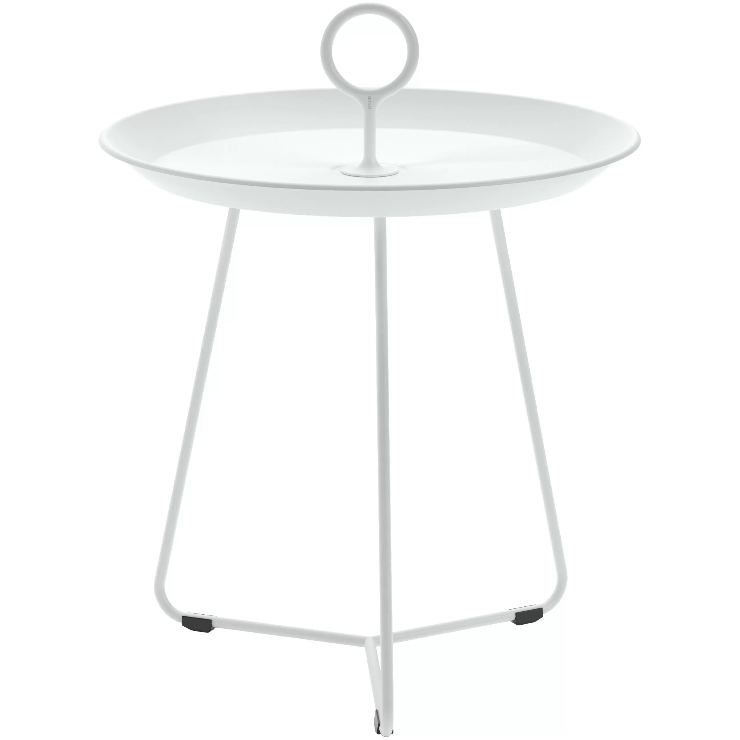 Tables Basses De Jardin>Houe Table D'Appoint Eyelet Small Metal/ O 45 X H 46,5 Cm - Metal - Blanc