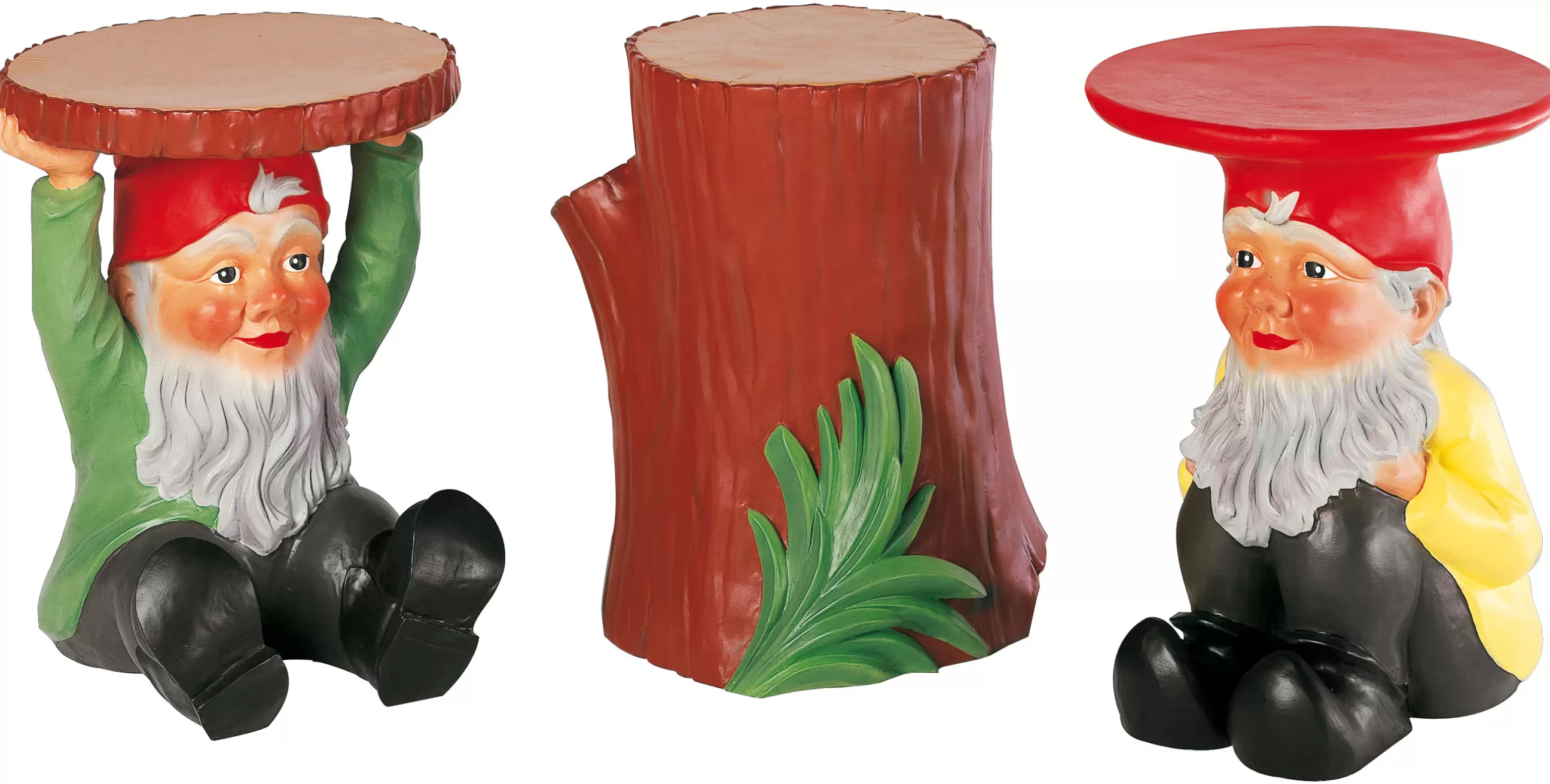 Déco Et Accessoires De Jardin>Kartell Table D'Appoint Gnome Plastique Vert - Jaune - Marron - Vert