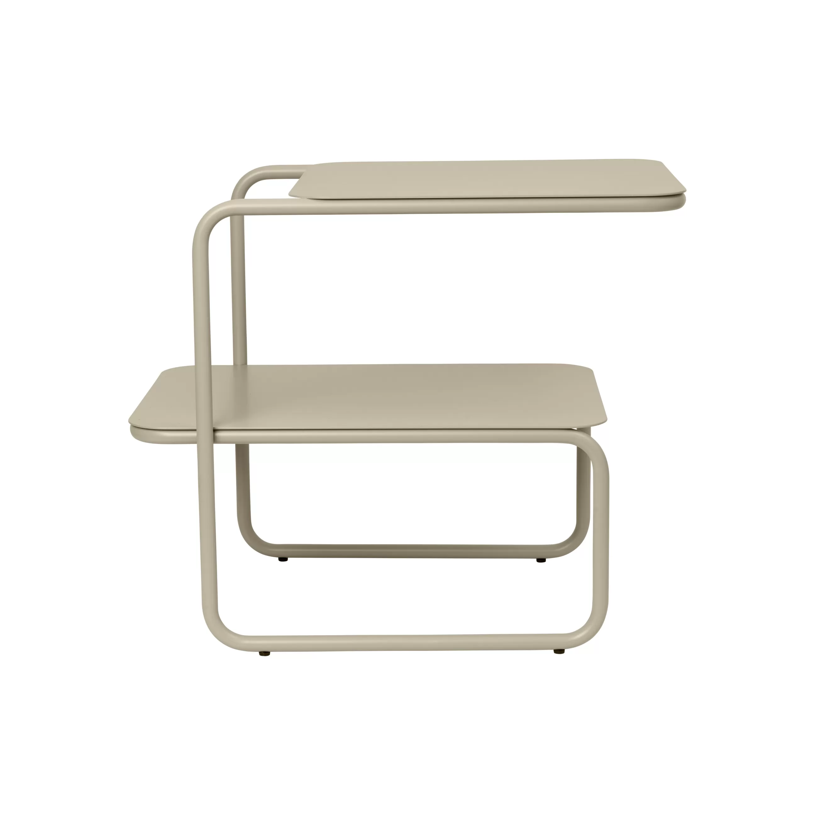 Tables Basses De Jardin>Ferm Living Table D'Appoint Level Metal Beige / 55 X 35 Cm - Beige Cachemire