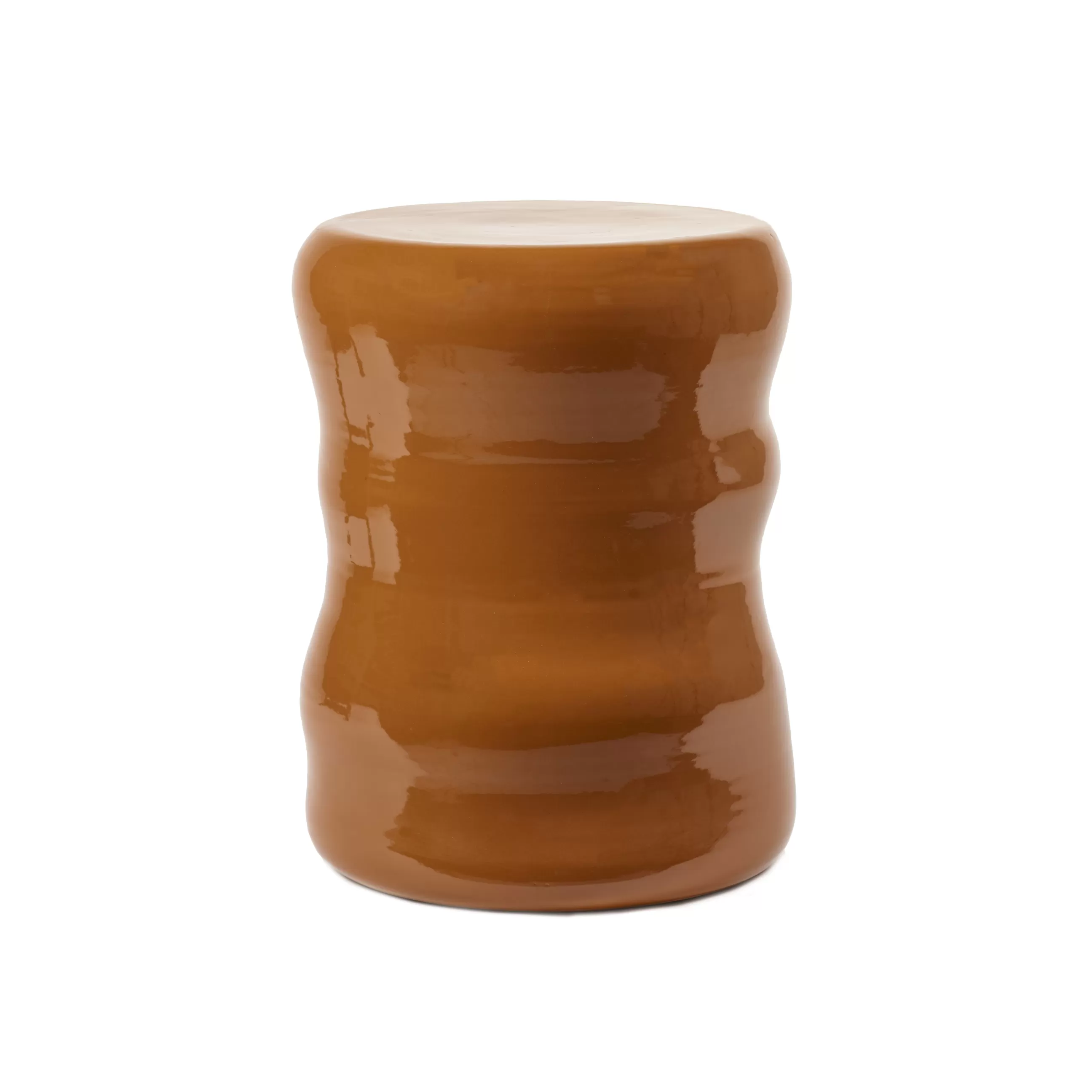Tables De Chevet>Serax Table D'Appoint Pawn Organic Ceramique Orange / Tabouret - Terracotta