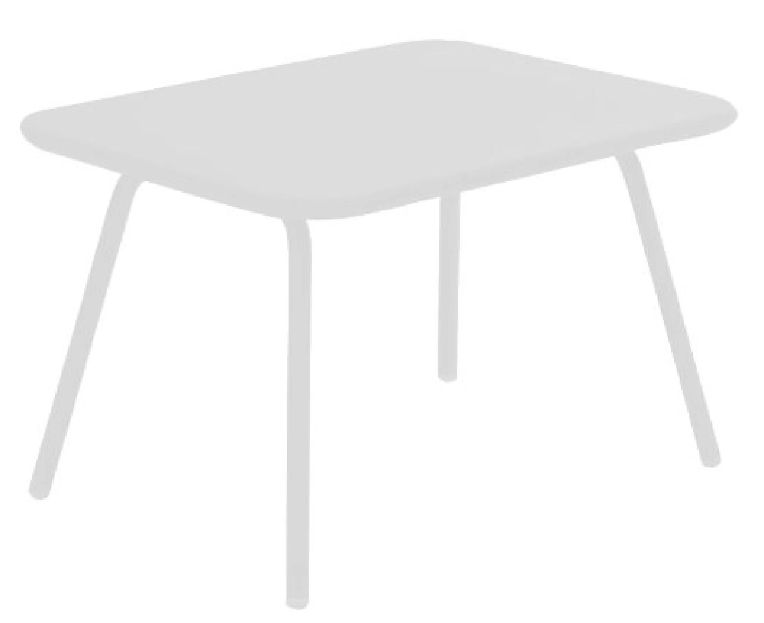 Mobilier Kids>Fermob Table Enfant Luxembourg Kid Metal/ 75 X 55 Cm - Blanc