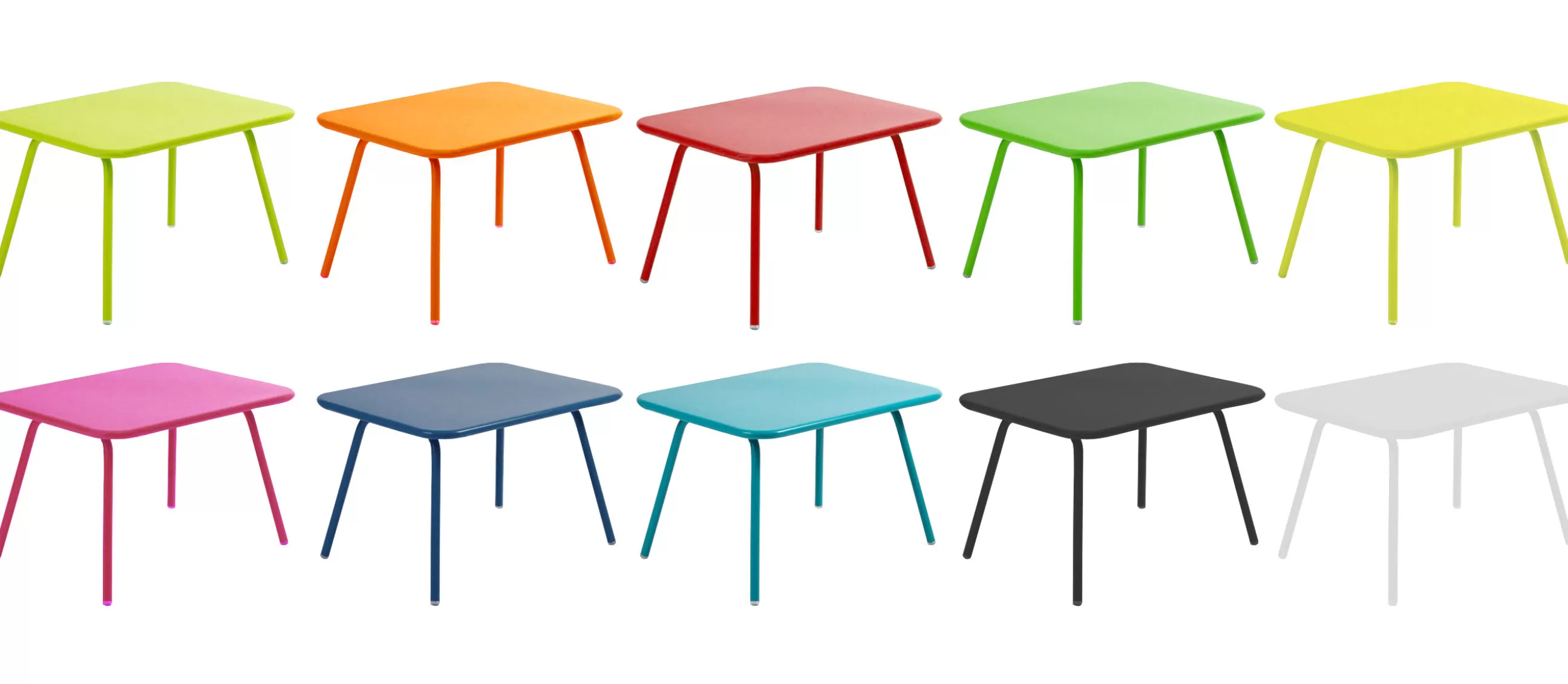 Mobilier Kids>Fermob Table Enfant Luxembourg Kid Metal/ 75 X 55 Cm - Blanc