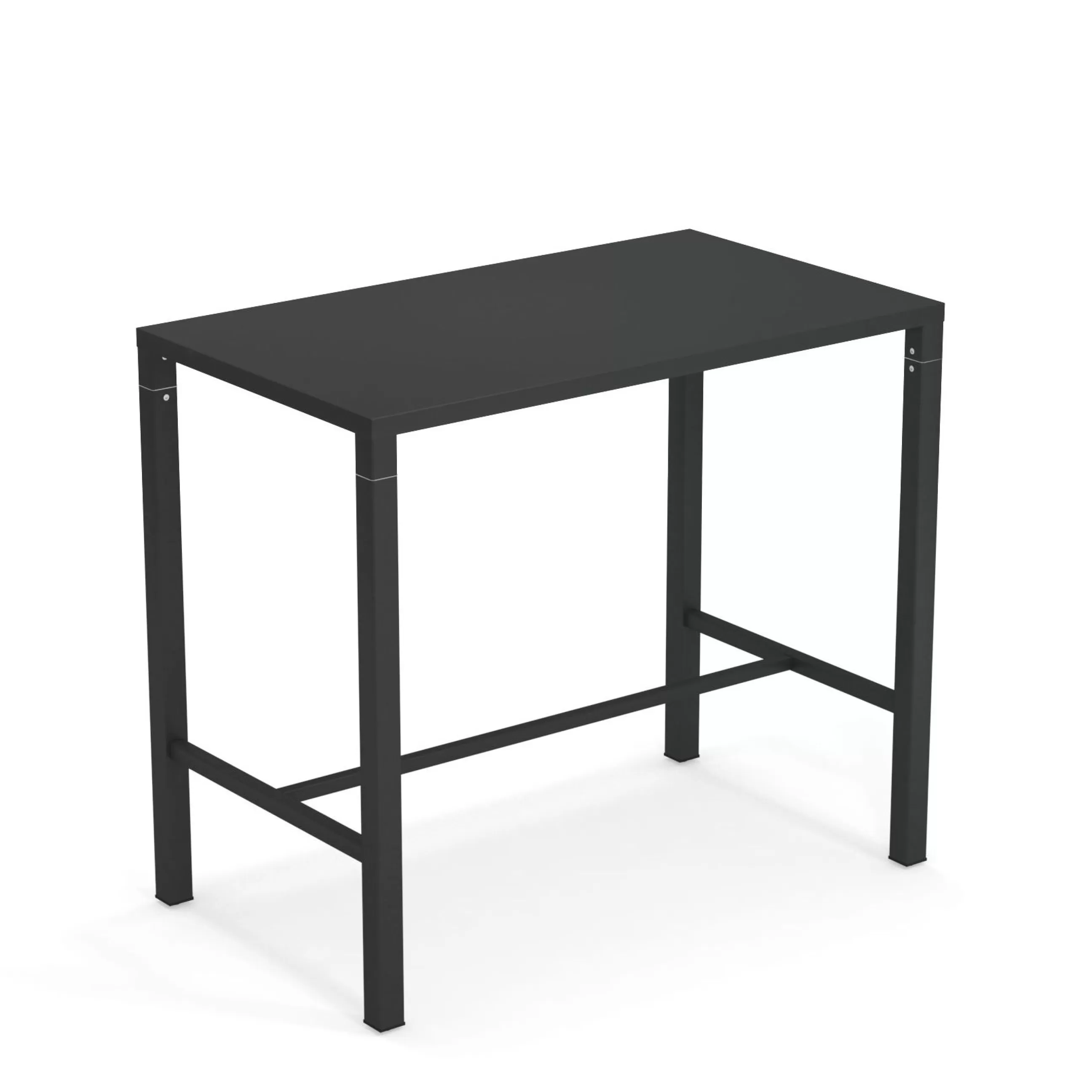Tables Hautes Et Bars D'extérieur>Emu Table Haute Nova Metal / 120 X 70 Cm X H 105 Cm - Fer Ancien