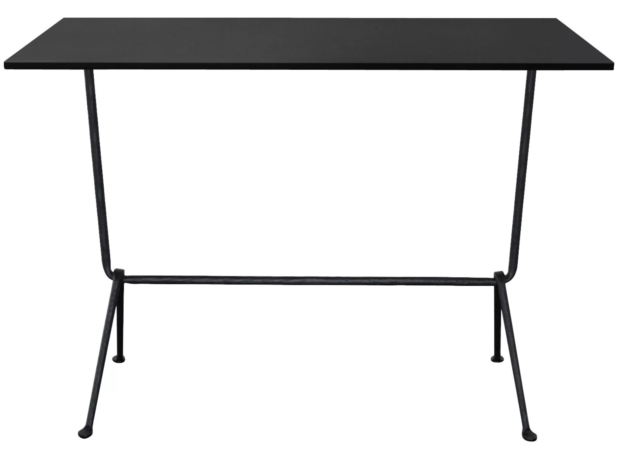 Tables Hautes Et Bars D'extérieur>Magis Table Haute Officina Bistrot Outdoor Metal / H 110 Cm - 120 X 60 Cm - Noir