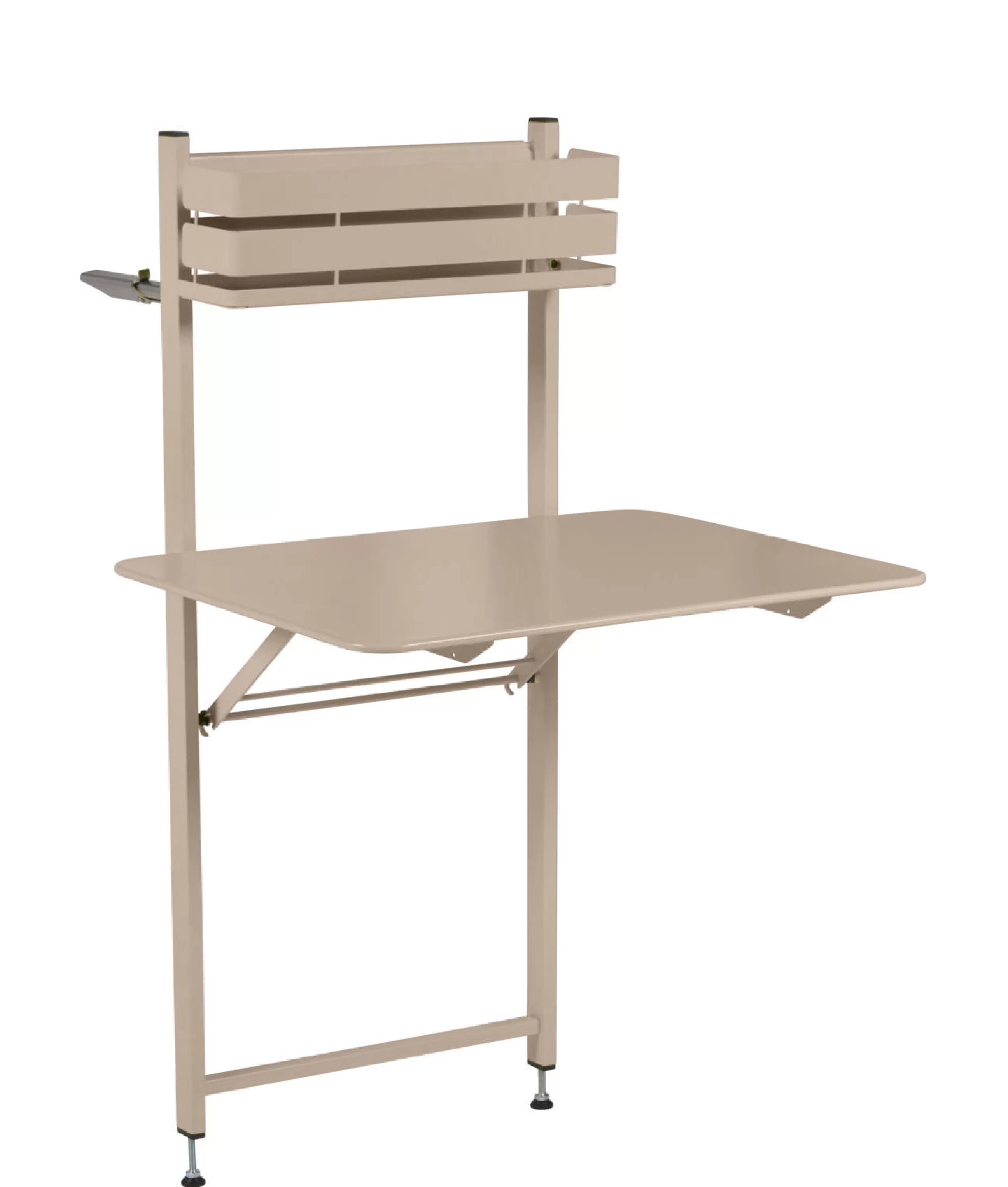 Tables De Jardin>Fermob Table Pliante Balcon Bistro Metal Beige / Rabattable - 77 X 64 Cm - Muscade