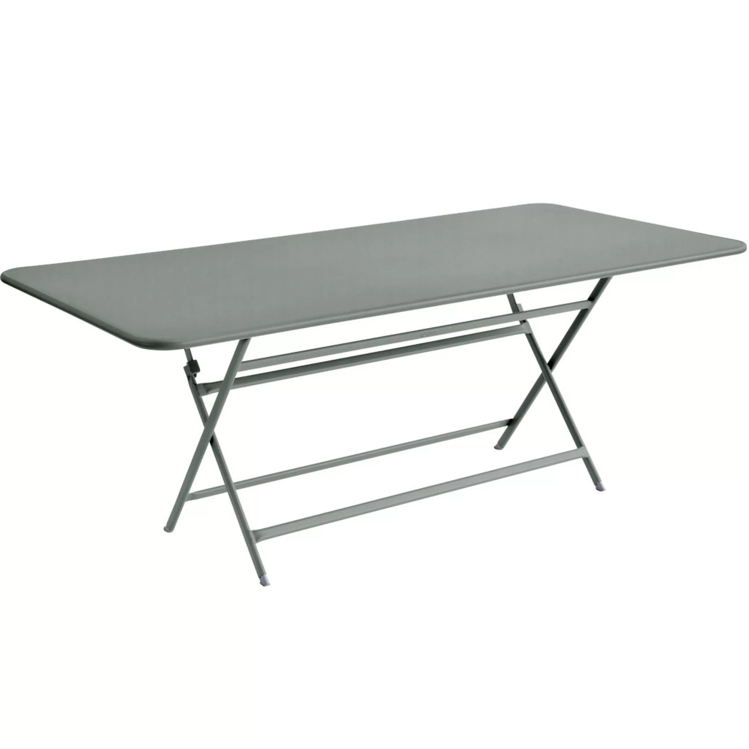 Tables>Fermob Table Pliante Caractere Metal Gris / 90 X 190 Cm - 8 A 10 Personnes - Gris Lapilli