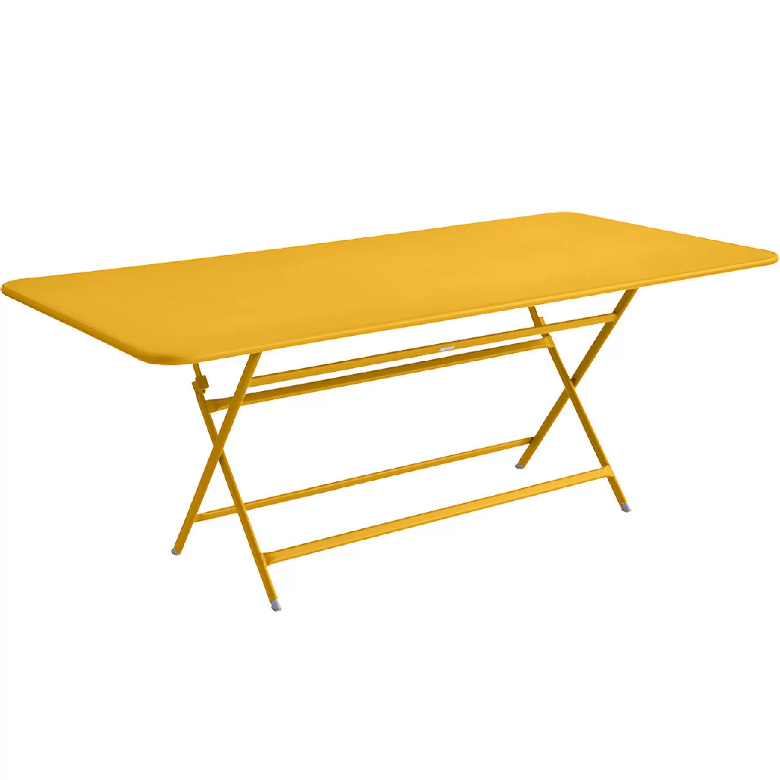 Tables>Fermob Table Pliante Caractere Metal Jaune / 90 X 190 Cm - 8 A 10 Personnes - Miel Texture