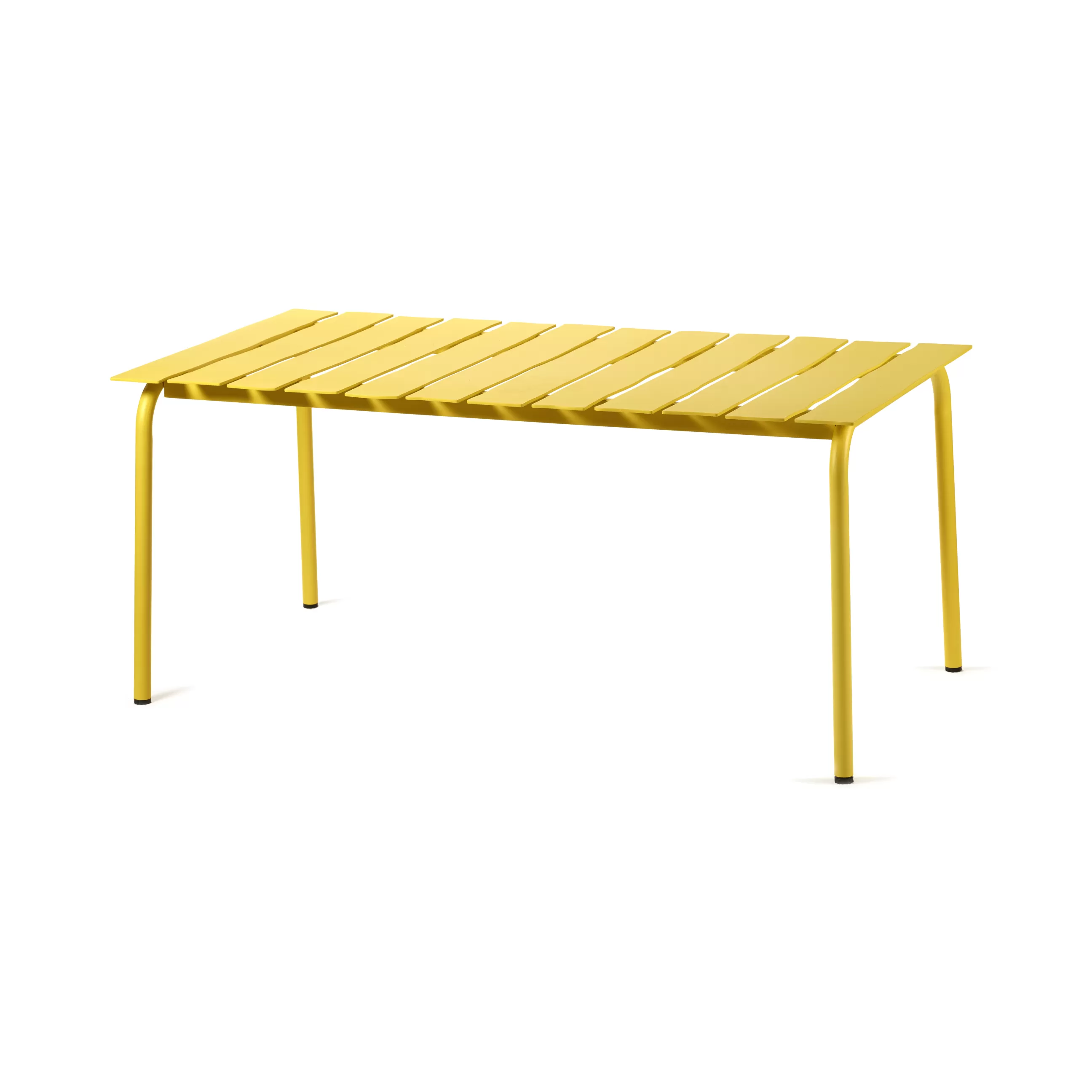 Tables De Jardin>valerie objects Table Rectangulaire Aligned Metal/ By Maarten Baas - 170 X 85 Cm / Aluminium - Jaune