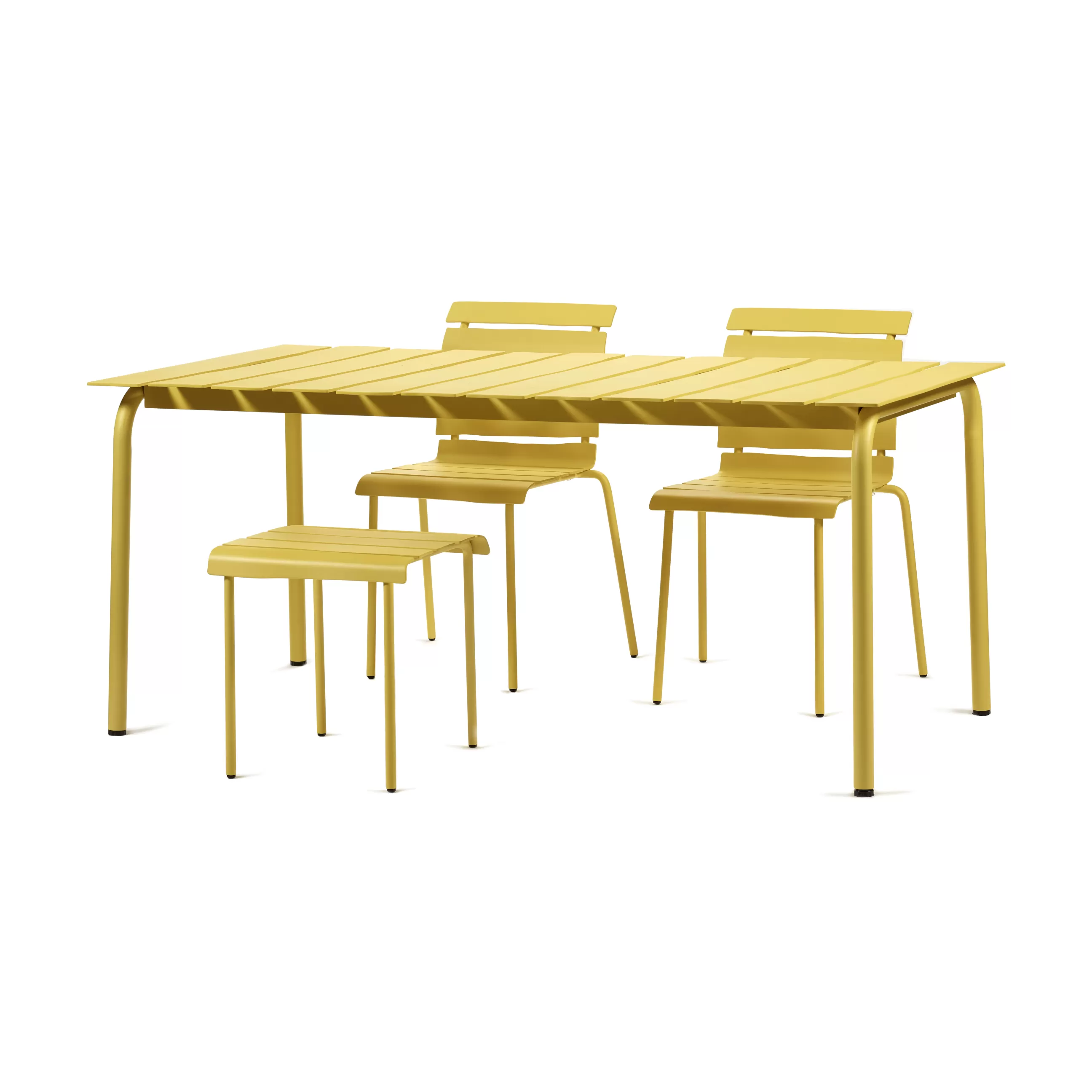 Tables De Jardin>valerie objects Table Rectangulaire Aligned Metal/ By Maarten Baas - 170 X 85 Cm / Aluminium - Jaune