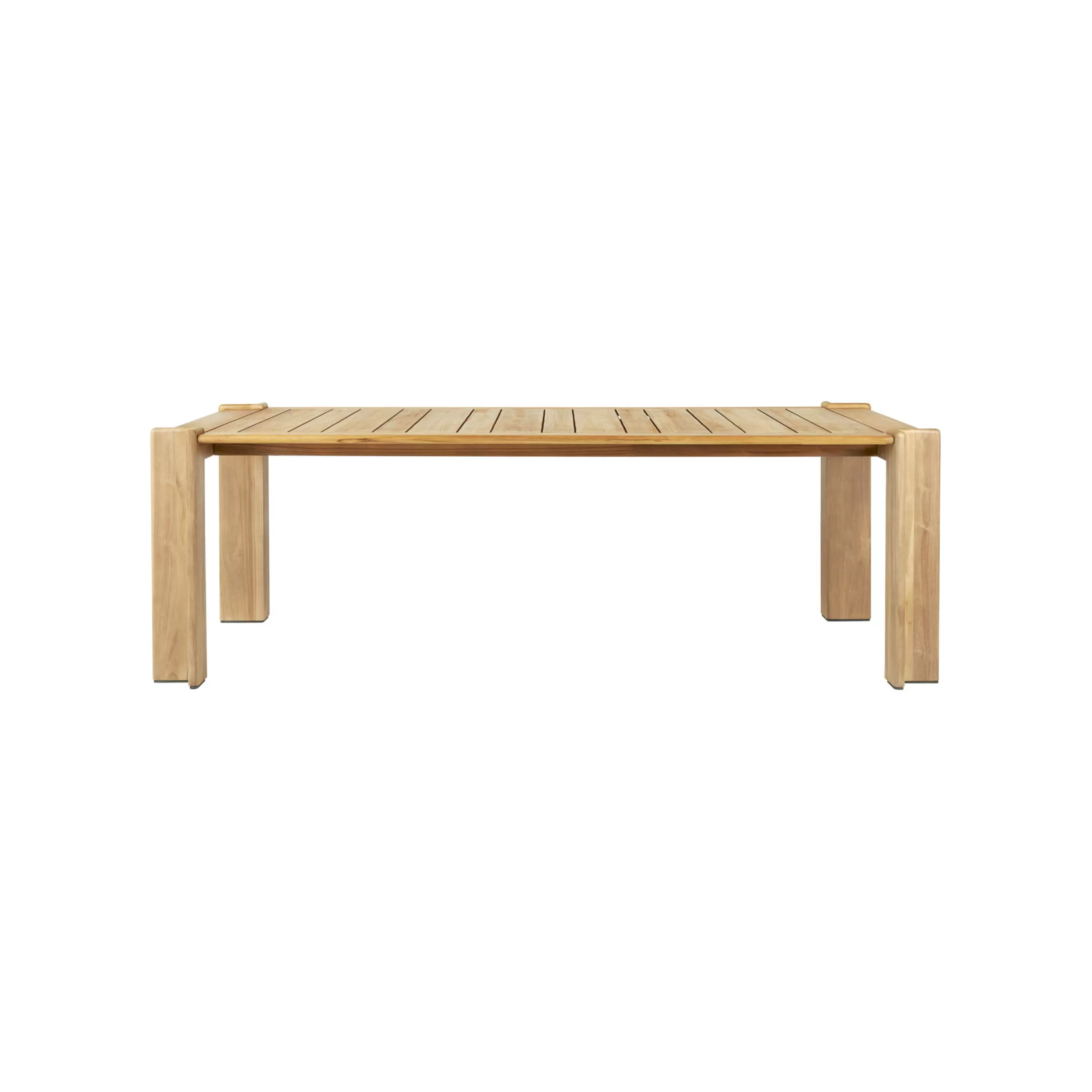 Tables De Jardin>Gubi Table Rectangulaire Atmosfera Bois Naturel / 209 X 105 Cm - 6 Personnes / Teck - Teck Naturel