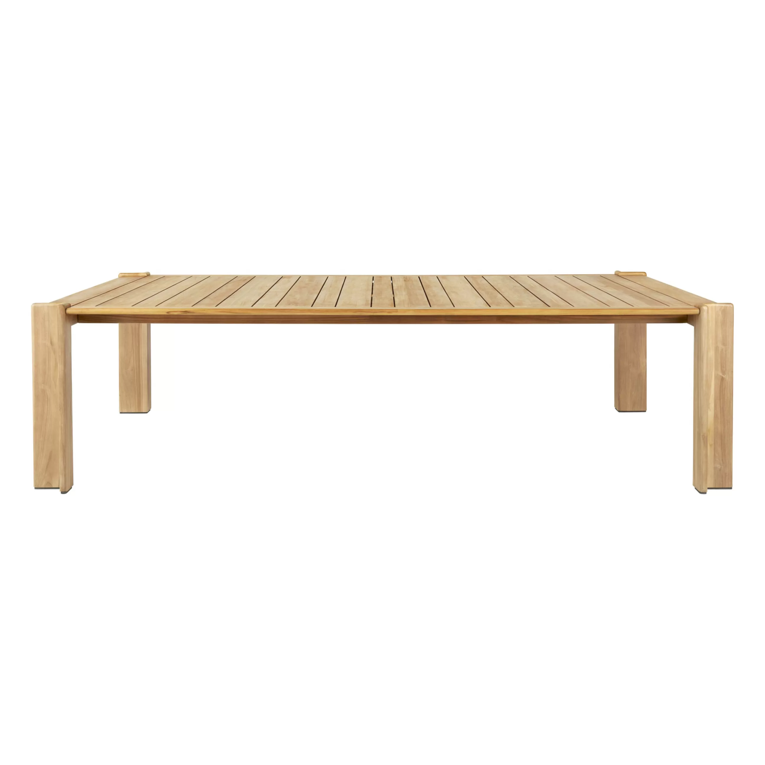 Tables De Jardin>Gubi Table Rectangulaire Atmosfera Bois Naturel / 281 X 105 Cm - 8 Personnes / Teck - Teck Naturel