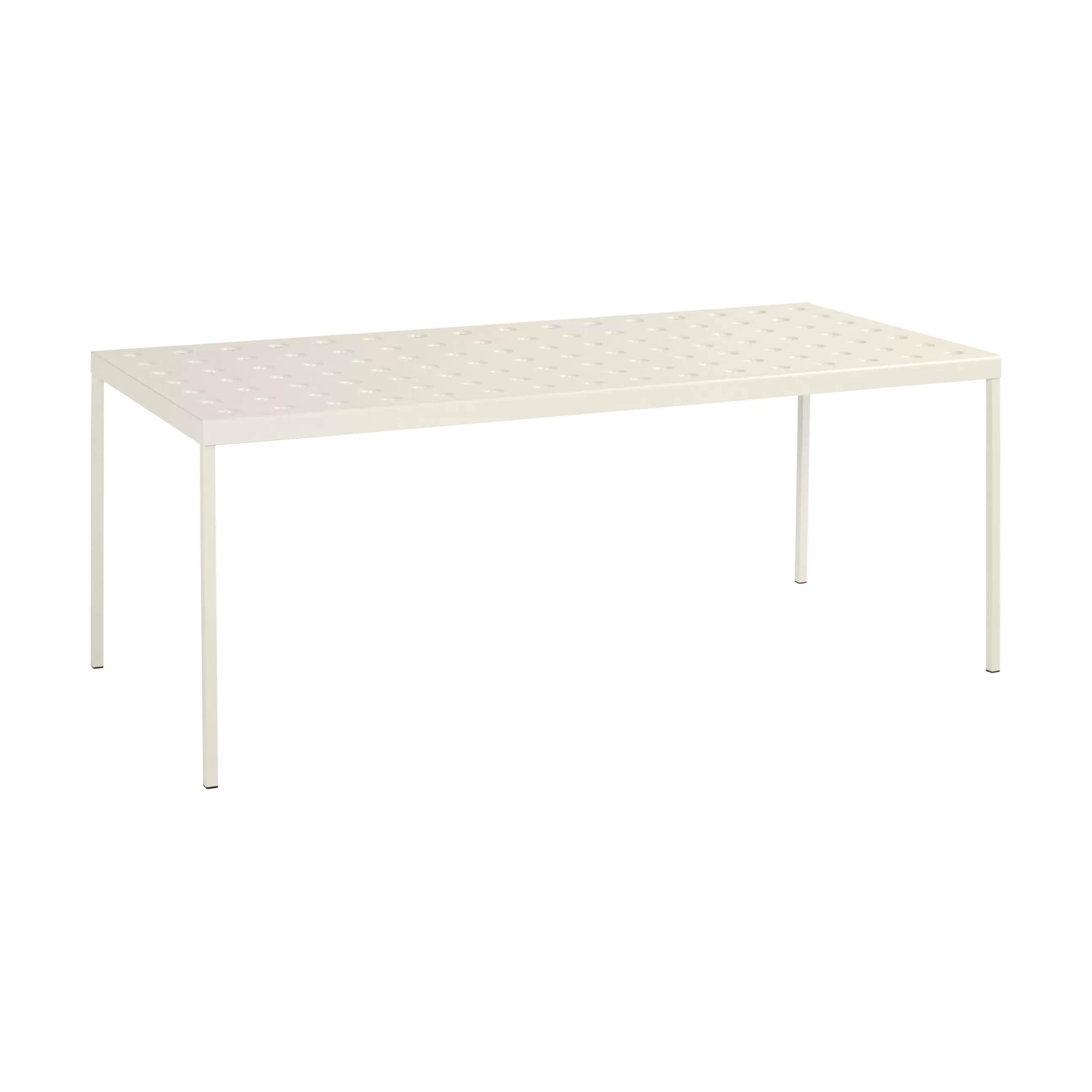 Tables De Jardin>Hay Table Rectangulaire Balcony Metal Beige / 190 X 87 Cm - Beige Craie