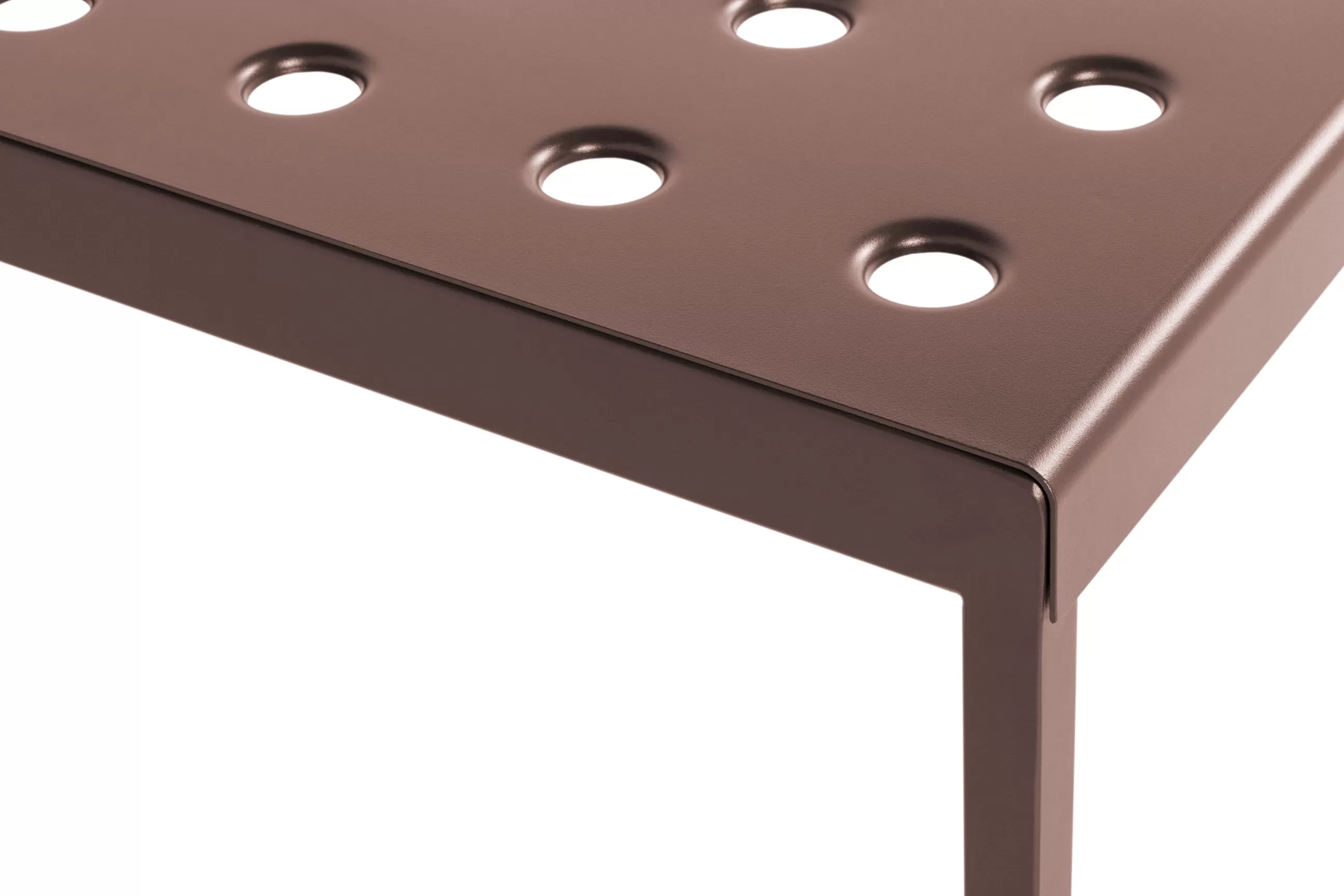 Tables De Jardin>Hay Table Rectangulaire Balcony Metal Rouge / 144 X 76 Cm - Rouge Oxyde