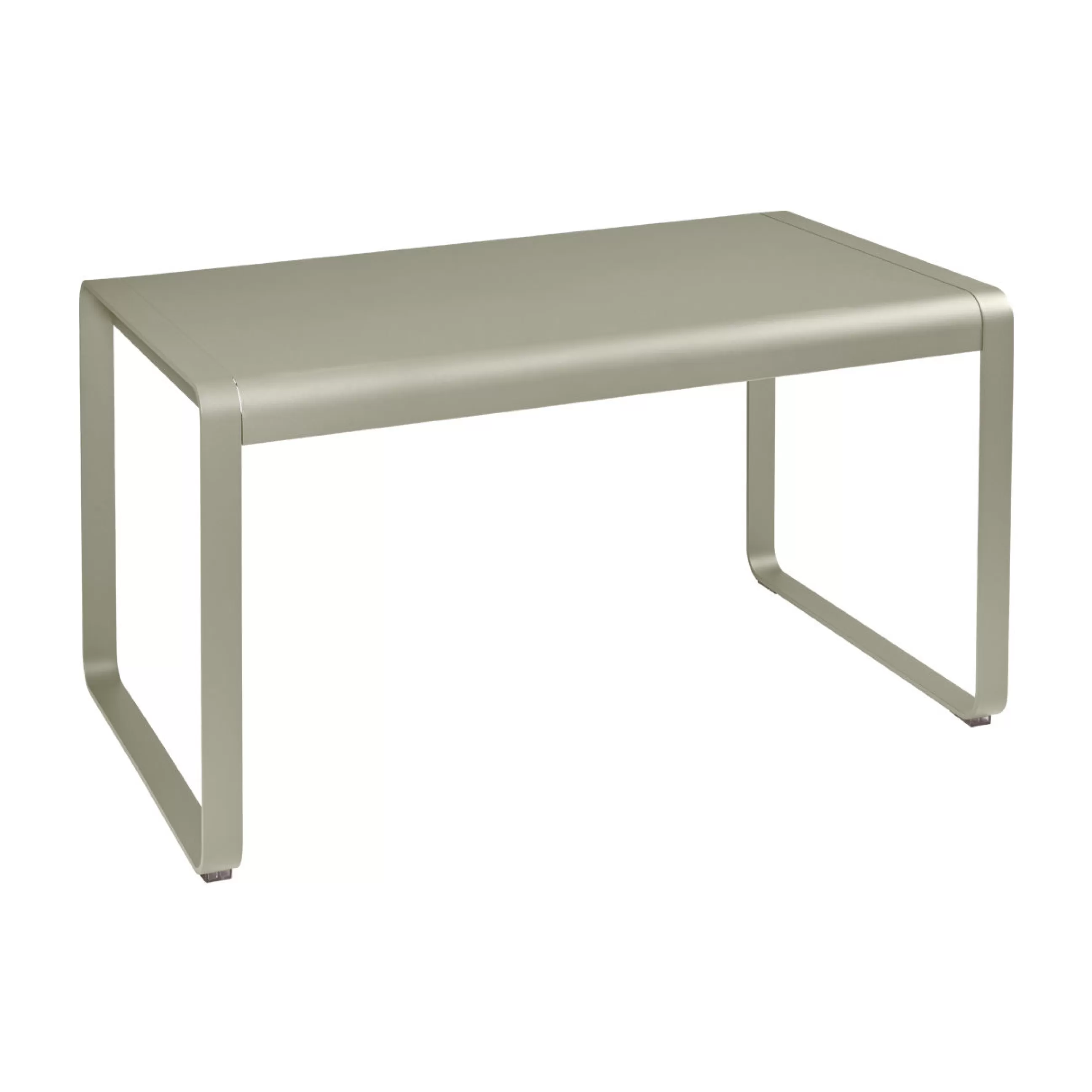 Tables De Jardin>Fermob Table Rectangulaire Bellevie Metal Beige / 140 X 80 Cm - 4 Personnes - Muscade