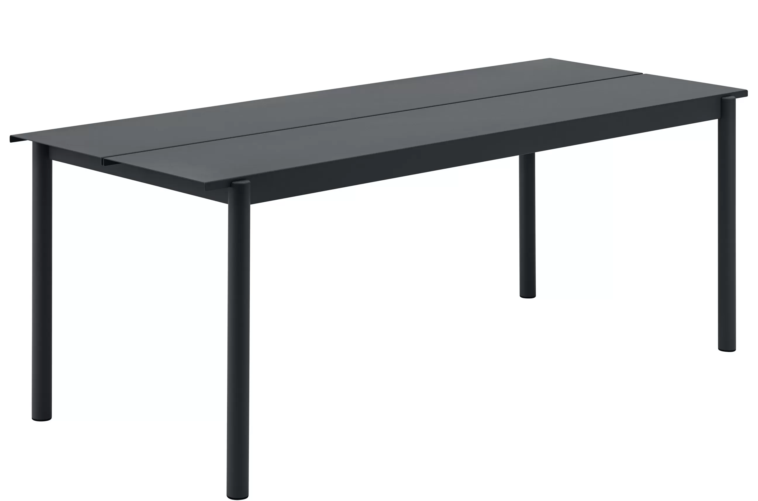 Tables De Jardin>Muuto Table Rectangulaire Linear Metal/ 200 X 75 Cm - Noir