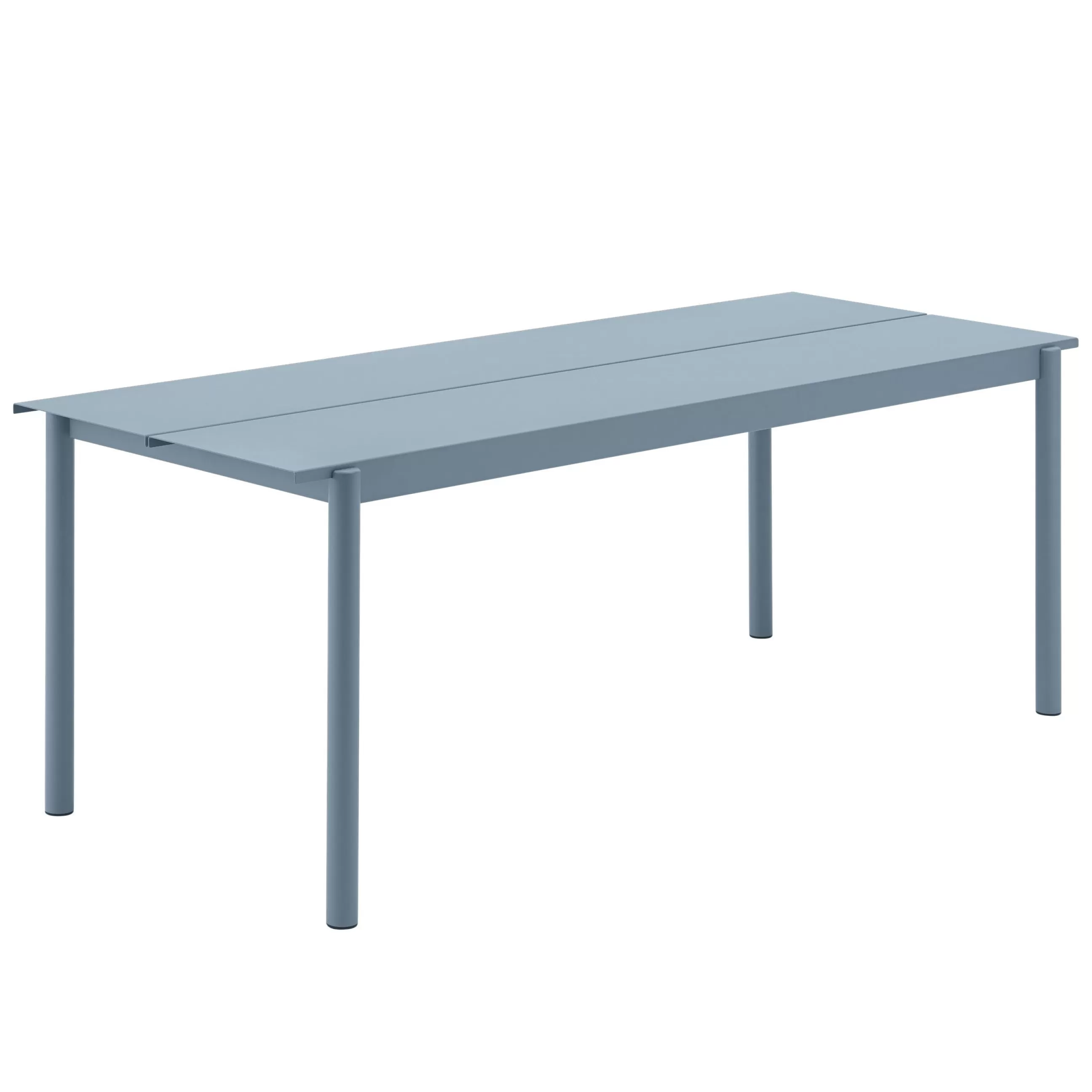 Tables De Jardin>Muuto Table Rectangulaire Linear Metal Bleu /  200 X 75 Cm - Bleu Clair