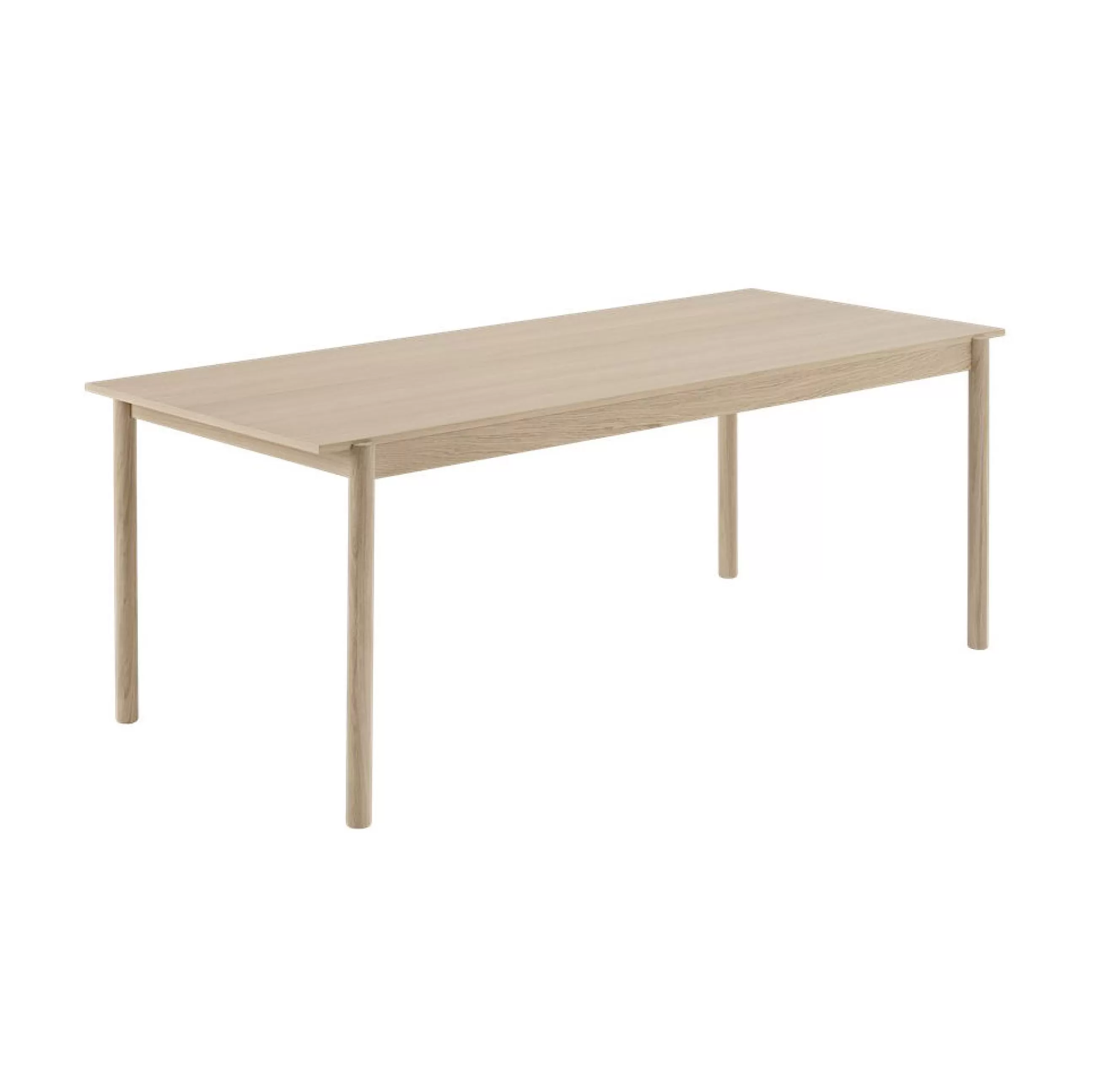 Tables>Muuto Table Rectangulaire Linear Wood Bois Naturel / 200 X 90 Cm - Chene Naturel