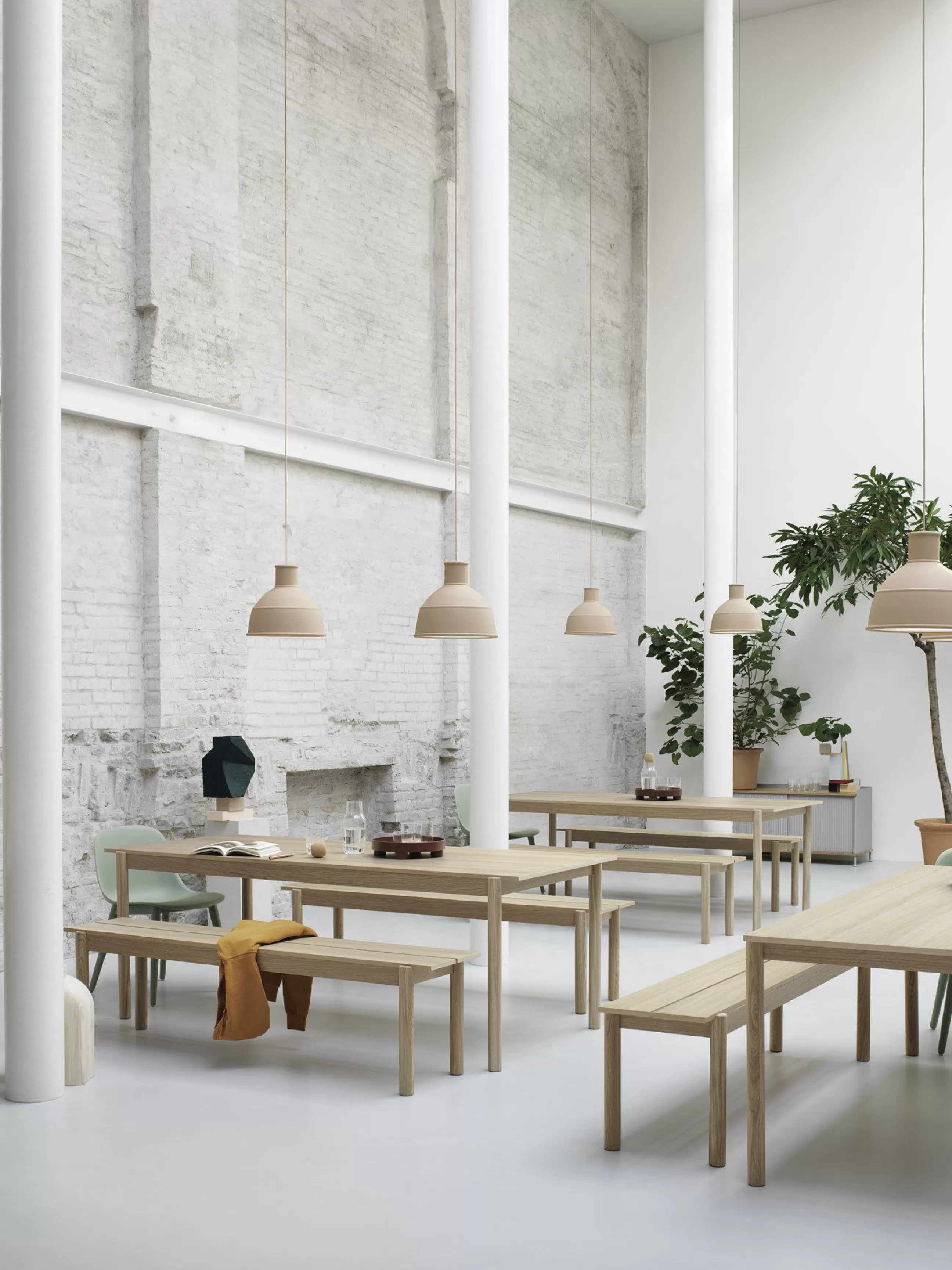 Tables>Muuto Table Rectangulaire Linear Wood Bois Naturel / 200 X 90 Cm - Chene Naturel