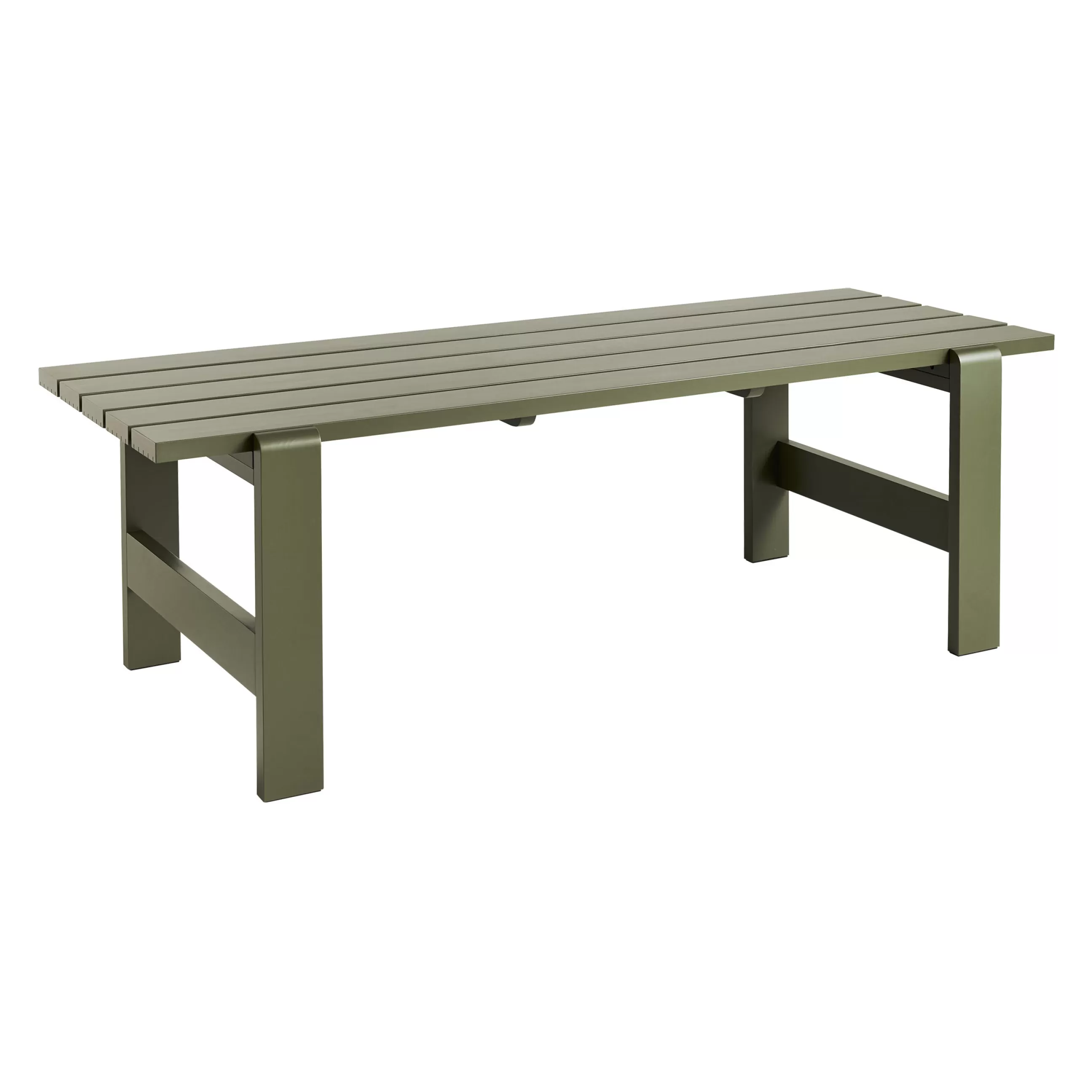 Tables De Jardin>Hay Table Rectangulaire Weekday Bois Vert / 230 X 83 Cm - Vert Olive