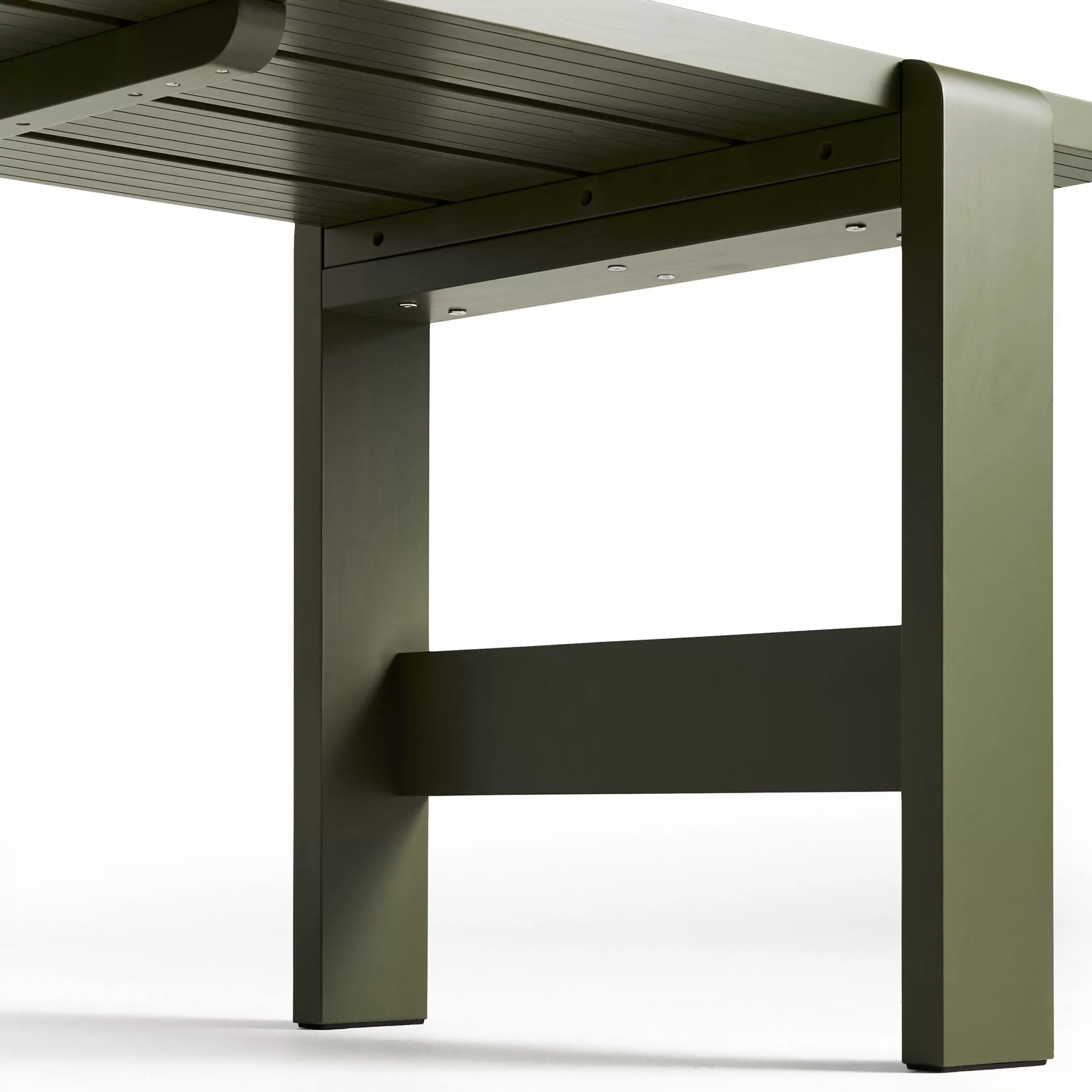 Tables De Jardin>Hay Table Rectangulaire Weekday Bois Vert / 230 X 83 Cm - Vert Olive