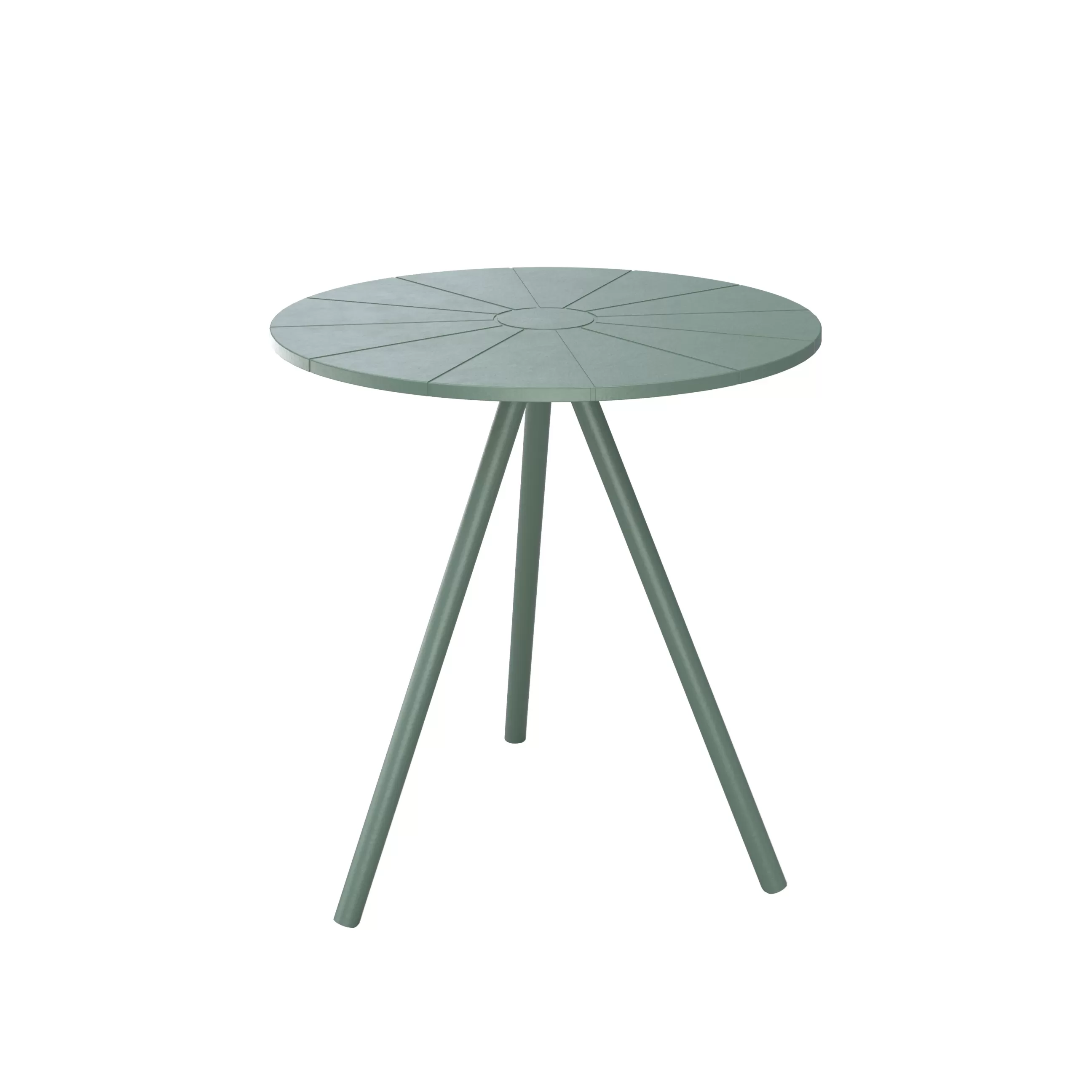 Tables De Jardin>Houe Table Ronde Nami Plastique Vert / O 65 Cm - Plastique Recycle - Vert Olive