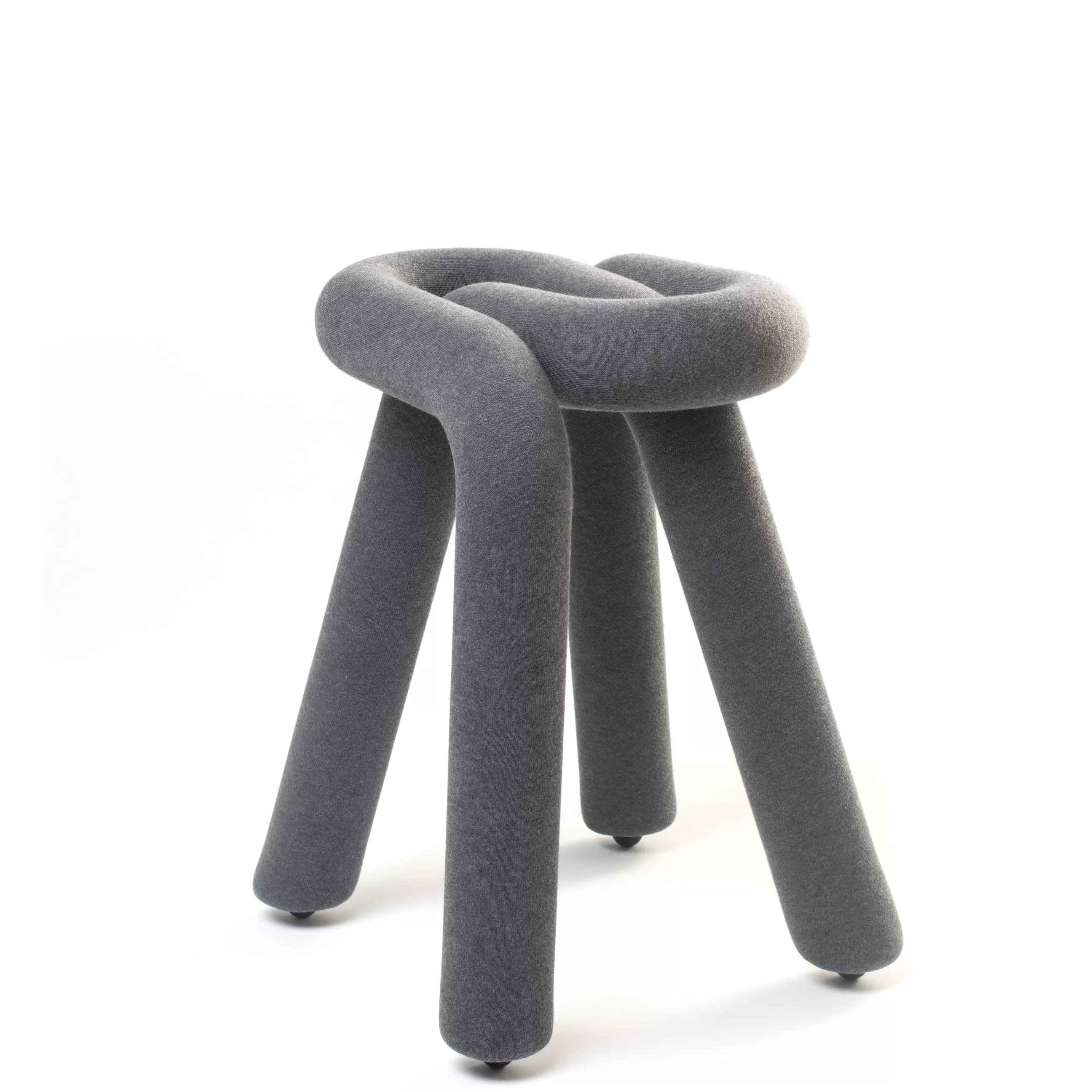 Tabourets Bas>Moustache Tabouret Bold Tissu Gris Rembourre / Tissu - Gris Fonce